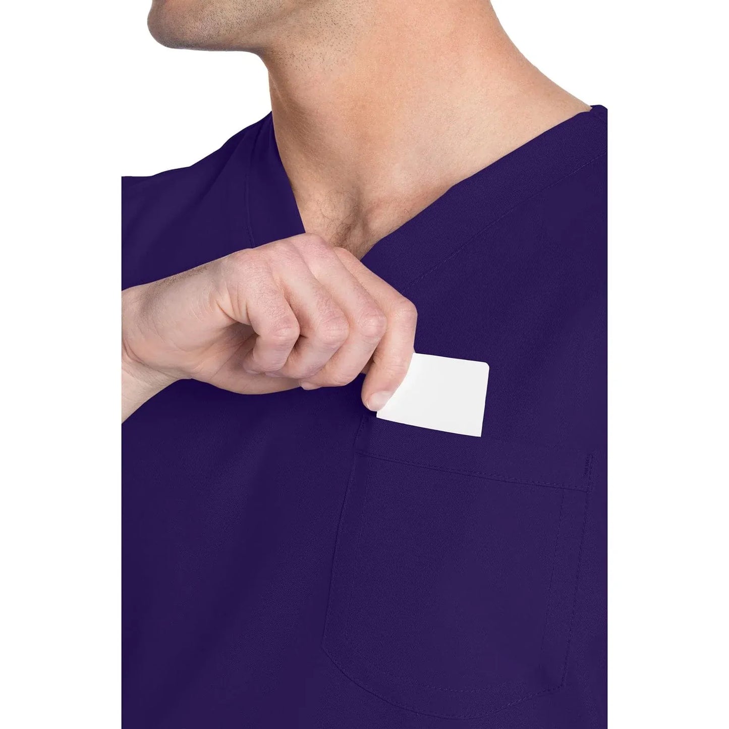 Cherokee Originals Ultra CK778A Unisex V-Neck Top Unisex Top Grape