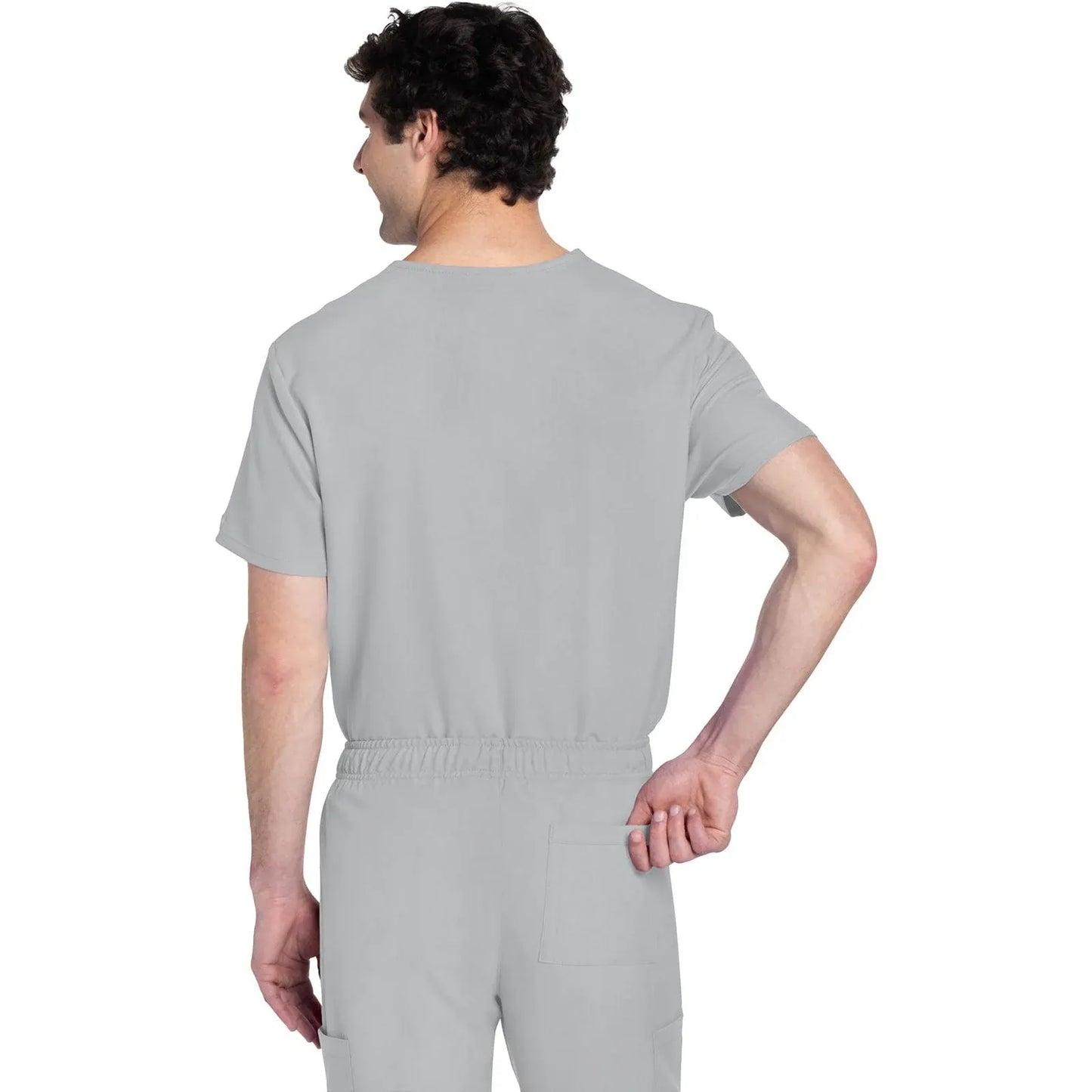Cherokee Originals Ultra CK778A Unisex V-Neck Top Unisex Top Grey