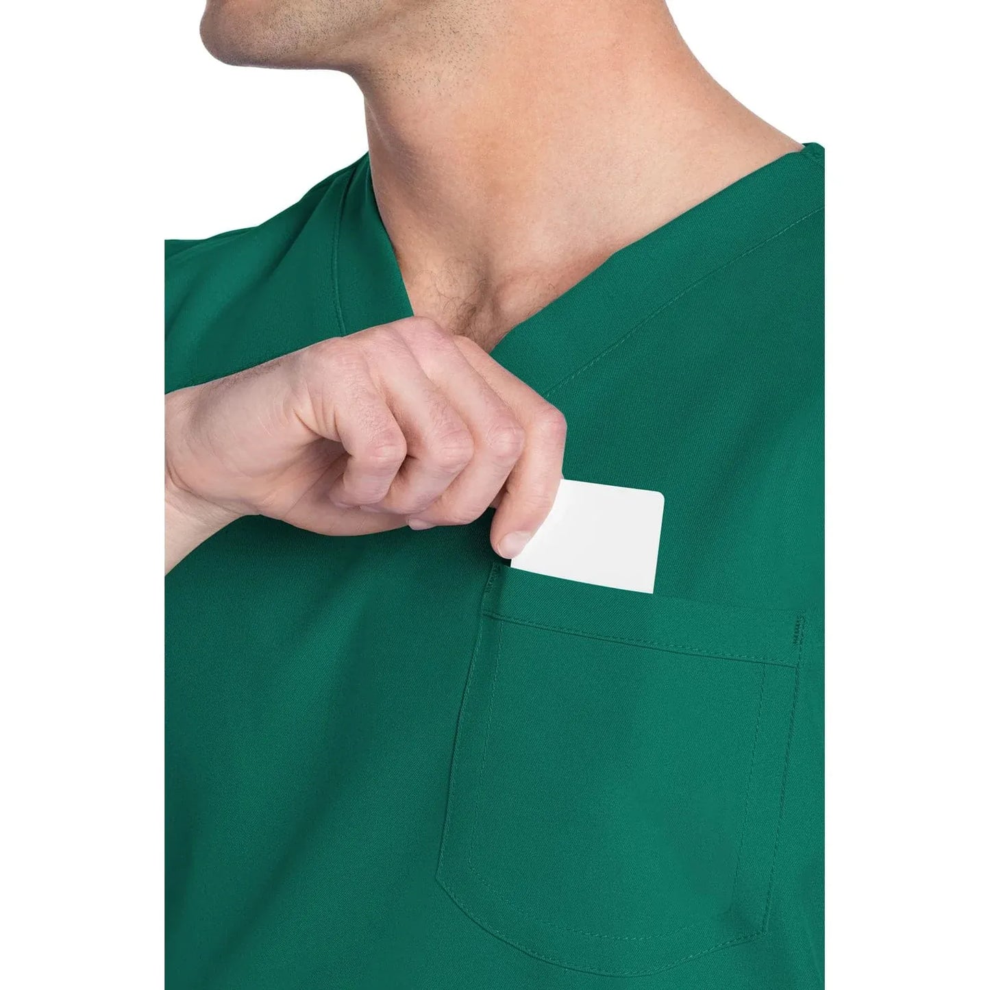 Cherokee Originals Ultra CK778A Unisex V-Neck Top Unisex Top Hunter Green