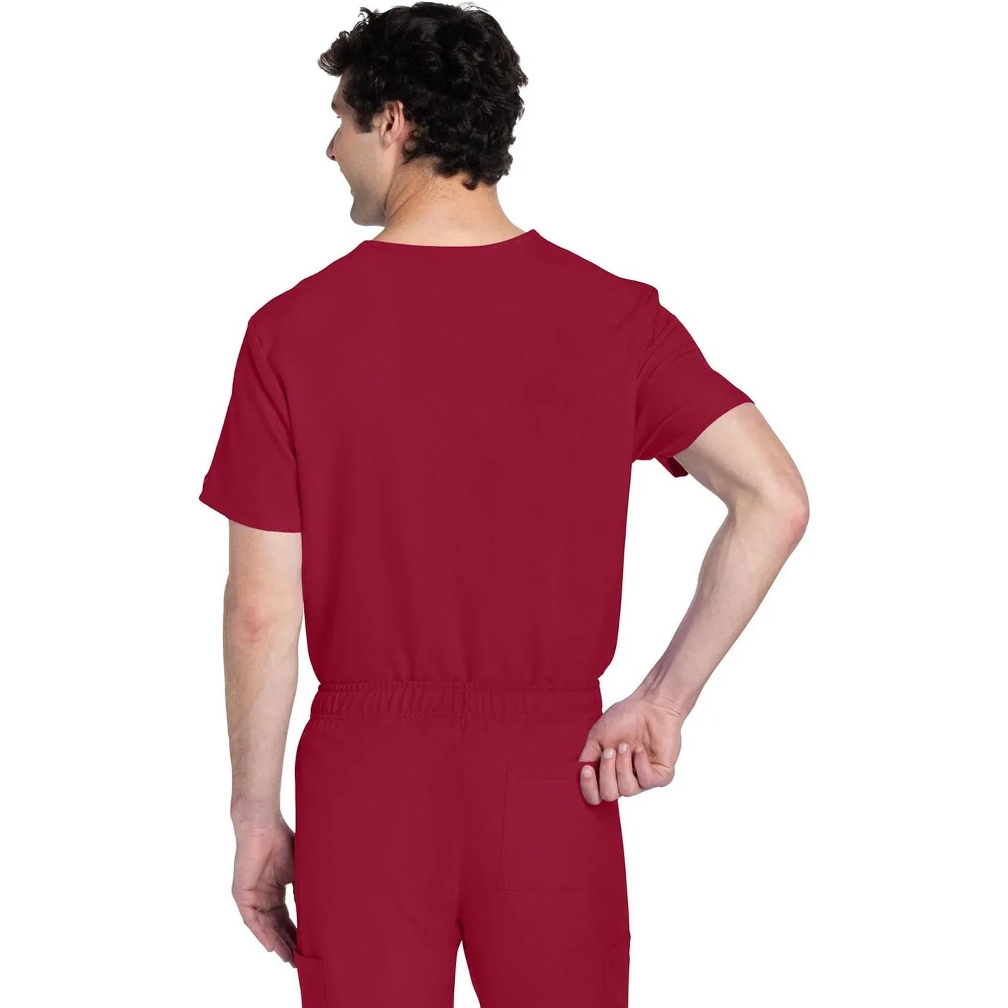 Cherokee Originals Ultra CK778A Unisex V-Neck Top Unisex Top Red