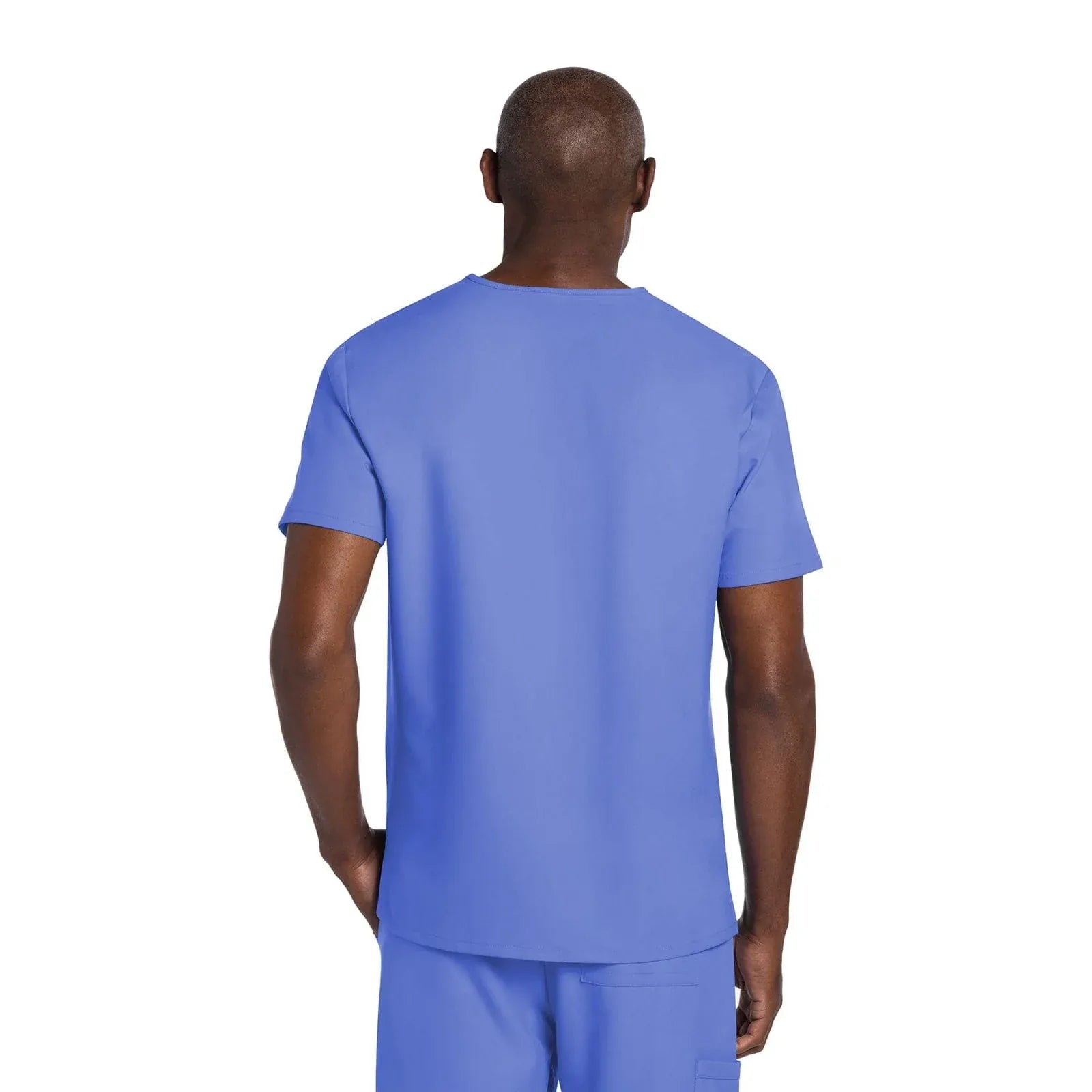 Cherokee Scrubs Top Cherokee Originals Ultra CK784A Mens Elevation 2-Pocket Mens Scrubs Top Ciel
