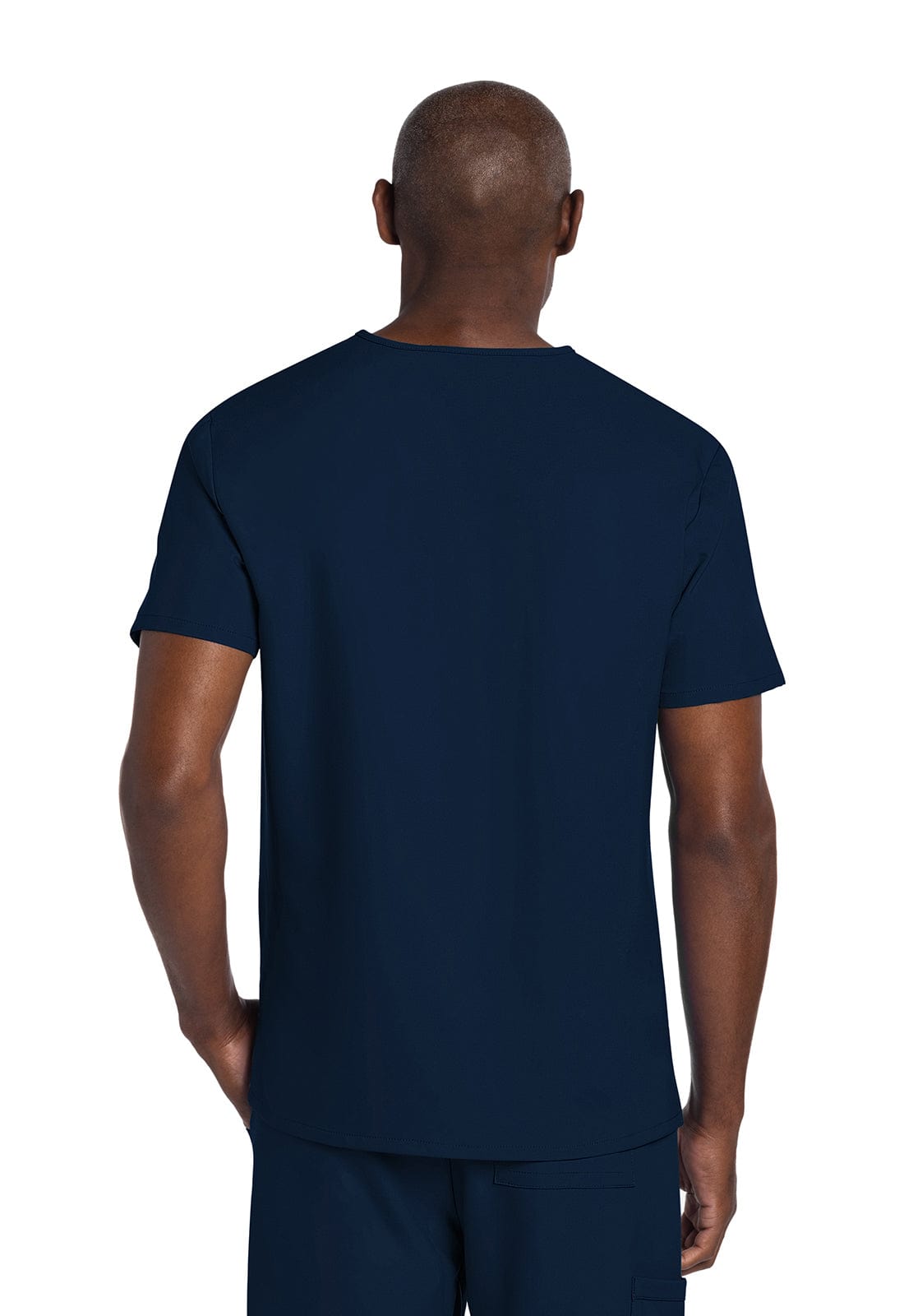 Cherokee Scrubs Top Cherokee Originals Ultra CK784A Mens Elevation 2-Pocket Top Men Top Navy