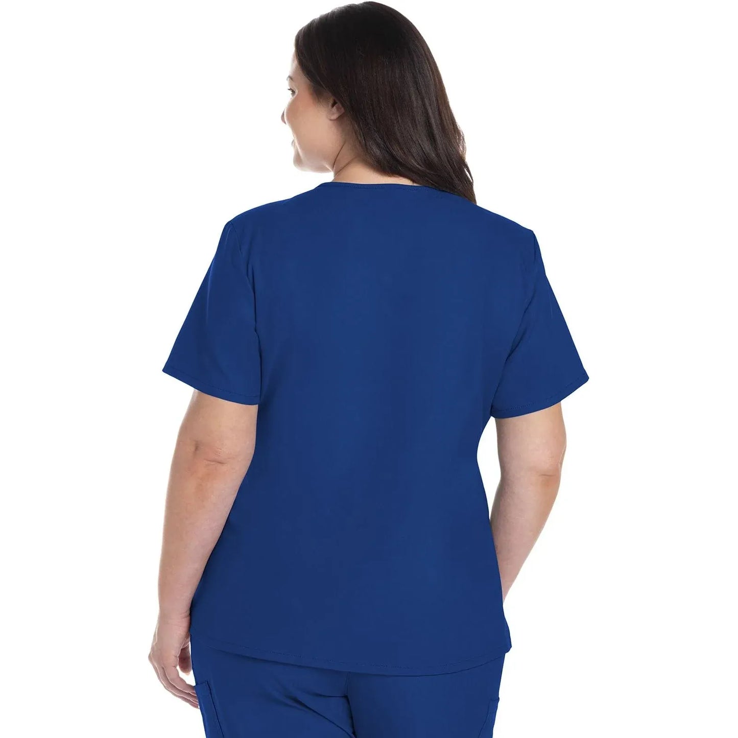 Cherokee Originals Ultra CK953A City V-Neck Scrubs Top Women Galaxy Blue