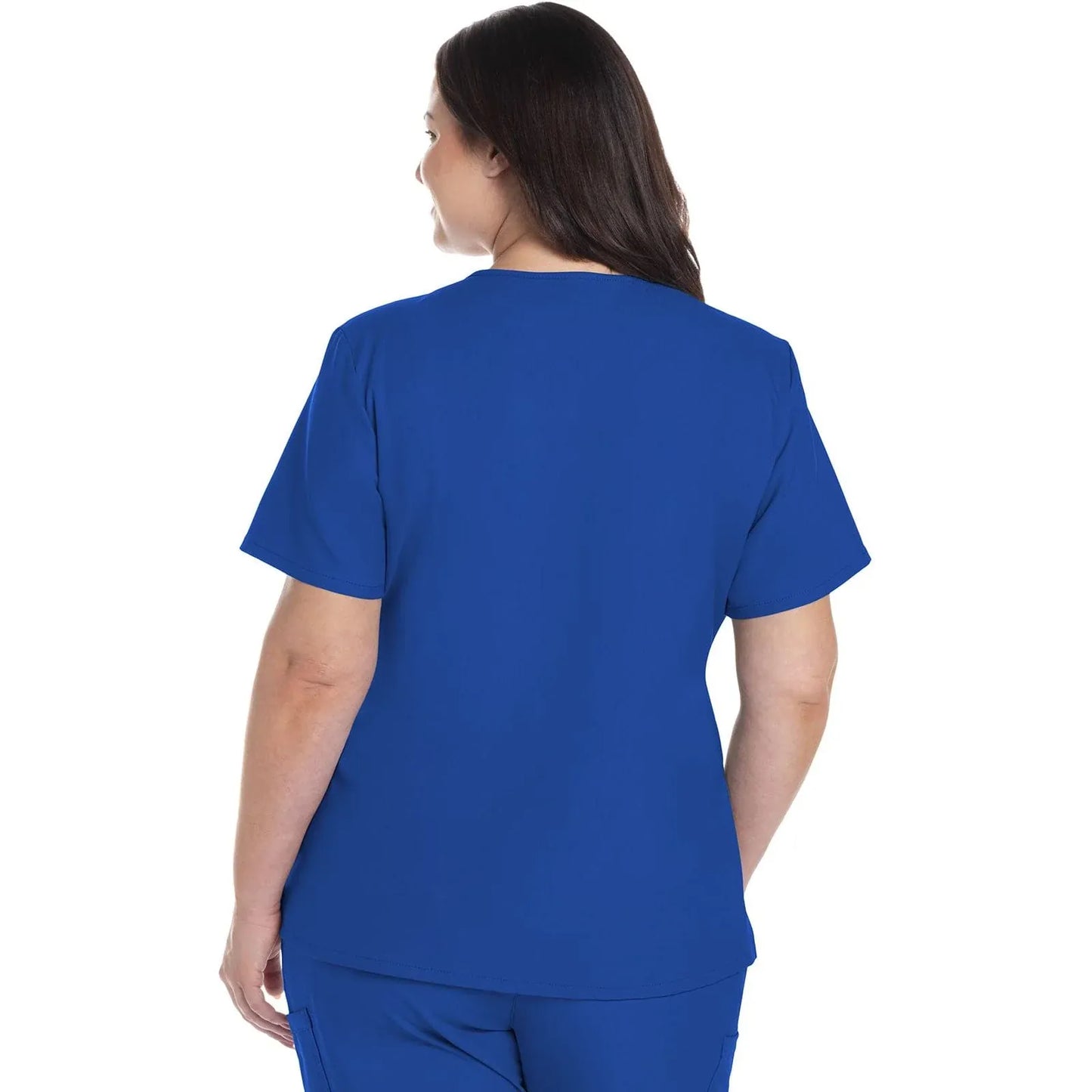 Cherokee Originals Ultra CK953A City V-Neck Scrubs Top Women Royal