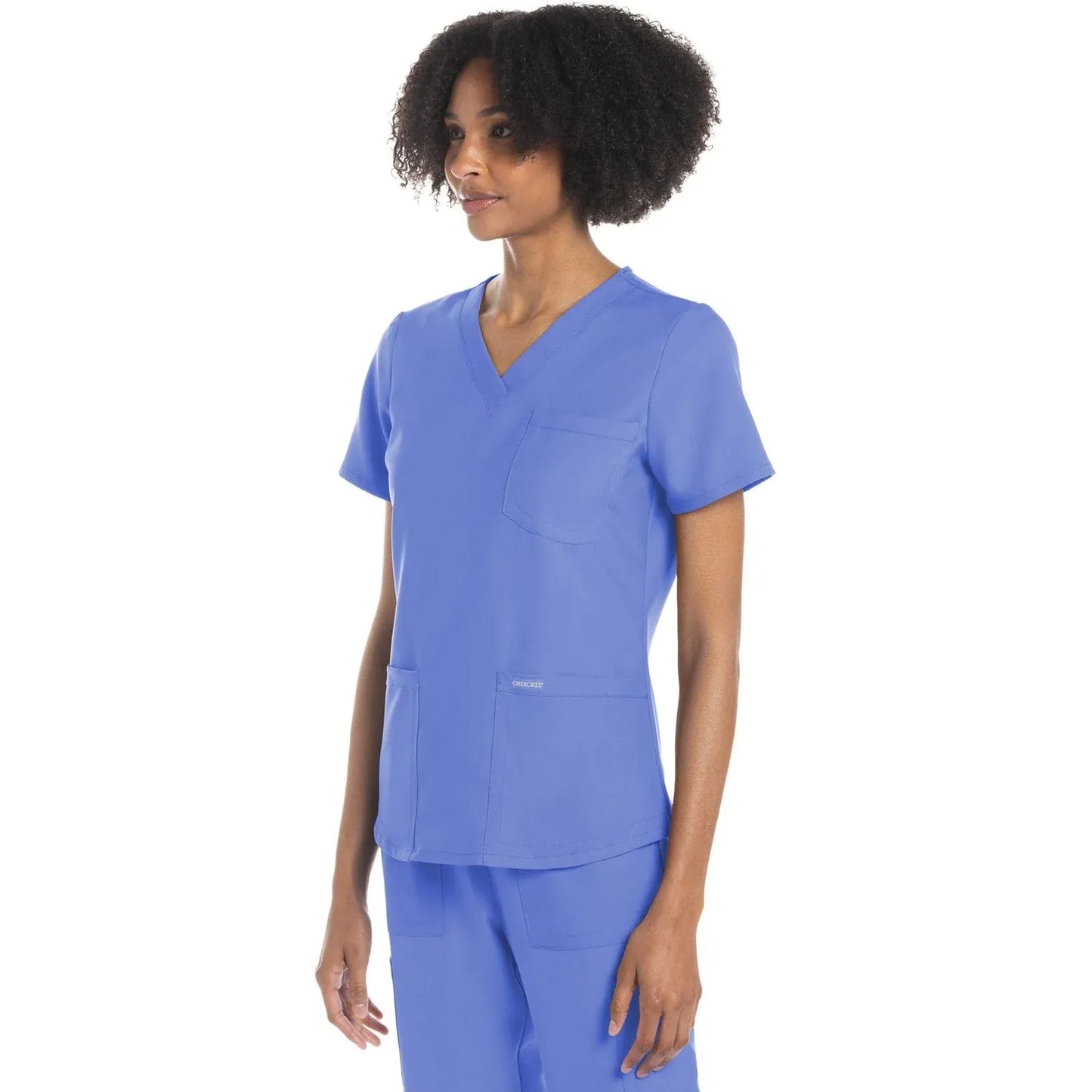 Cherokee Scrubs Top Cherokee Originals Ultra CK961A V-Neck Top Women Top Ciel