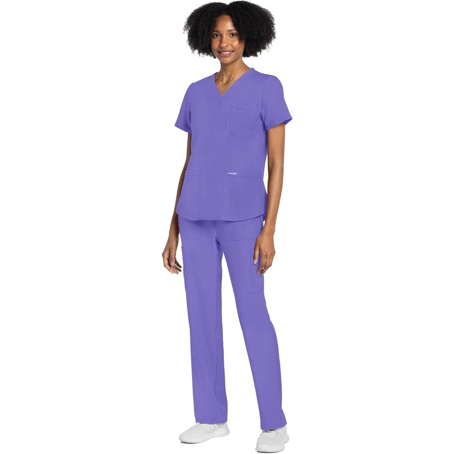 Cherokee Originals Ultra CK961A V-Neck Women Scrubs Top Electric Lavender