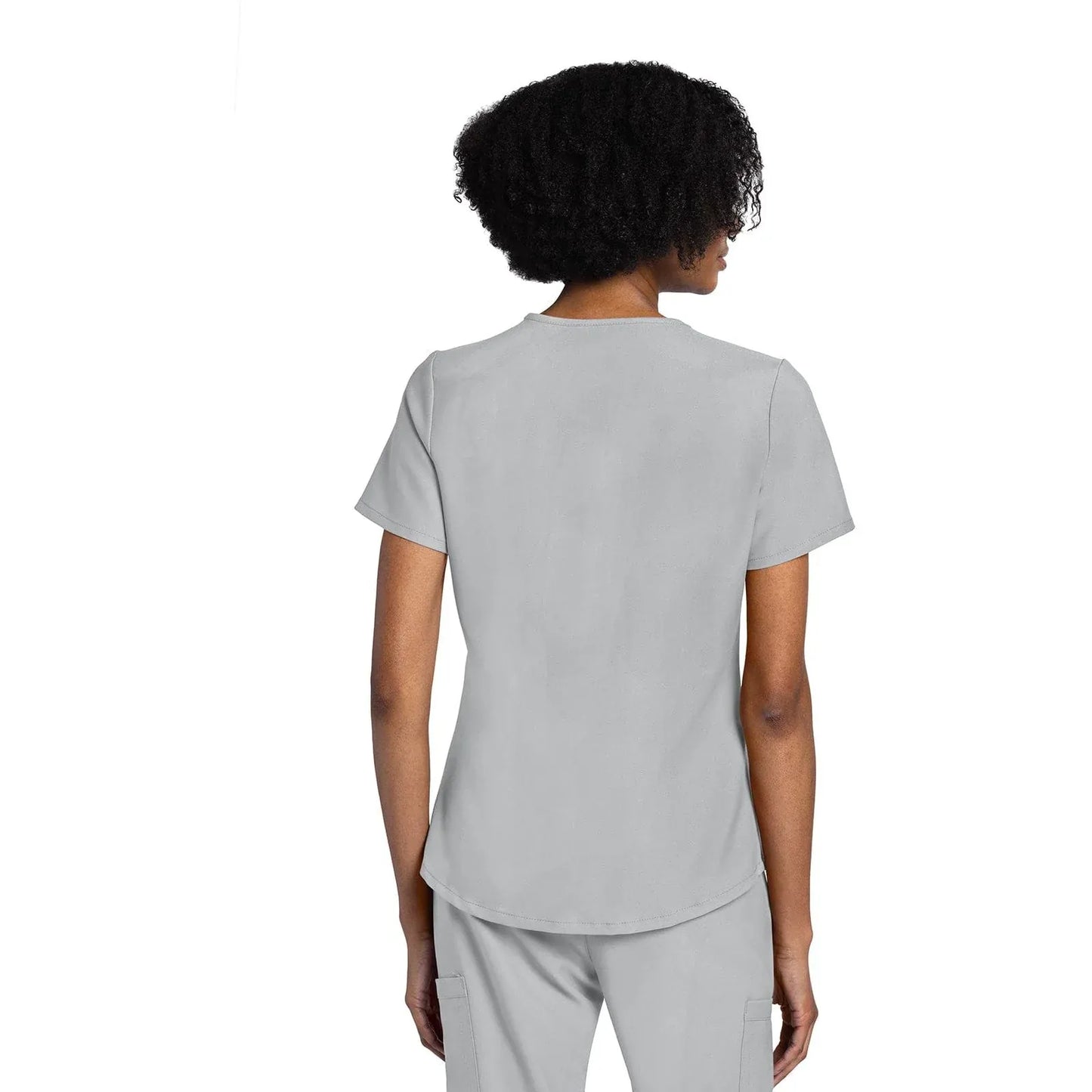 Cherokee Originals Ultra CK961A V-Neck Women Scrubs Top Grey