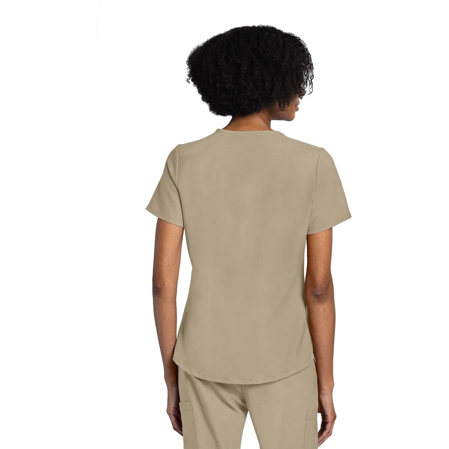 Cherokee Originals Ultra CK961A V-Neck Women Scrubs Top Khaki