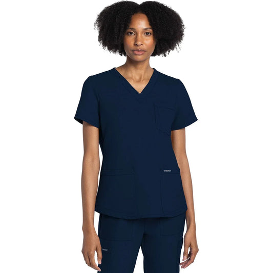 Cherokee Scrub Top 6XL Cherokee Originals Ultra CK961A V-Neck Top Women Top Navy