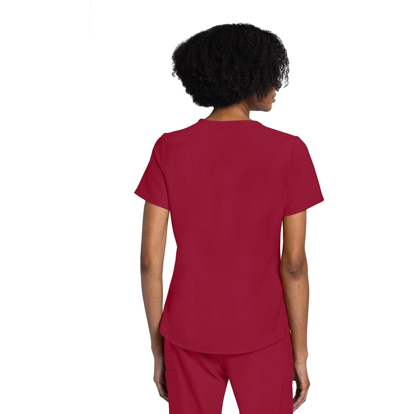 Cherokee Originals Ultra CK961A V-Neck Women Scrubs Top Red
