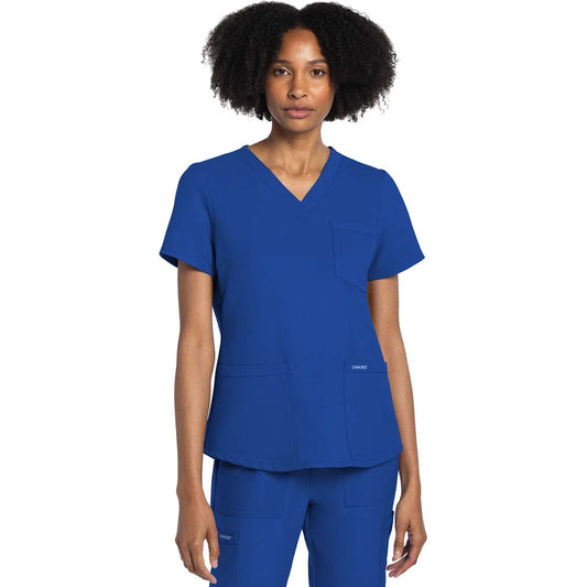 Cherokee Scrubs Top 6XL Cherokee Originals Ultra CK961A V-Neck Women Scrubs Top Royal