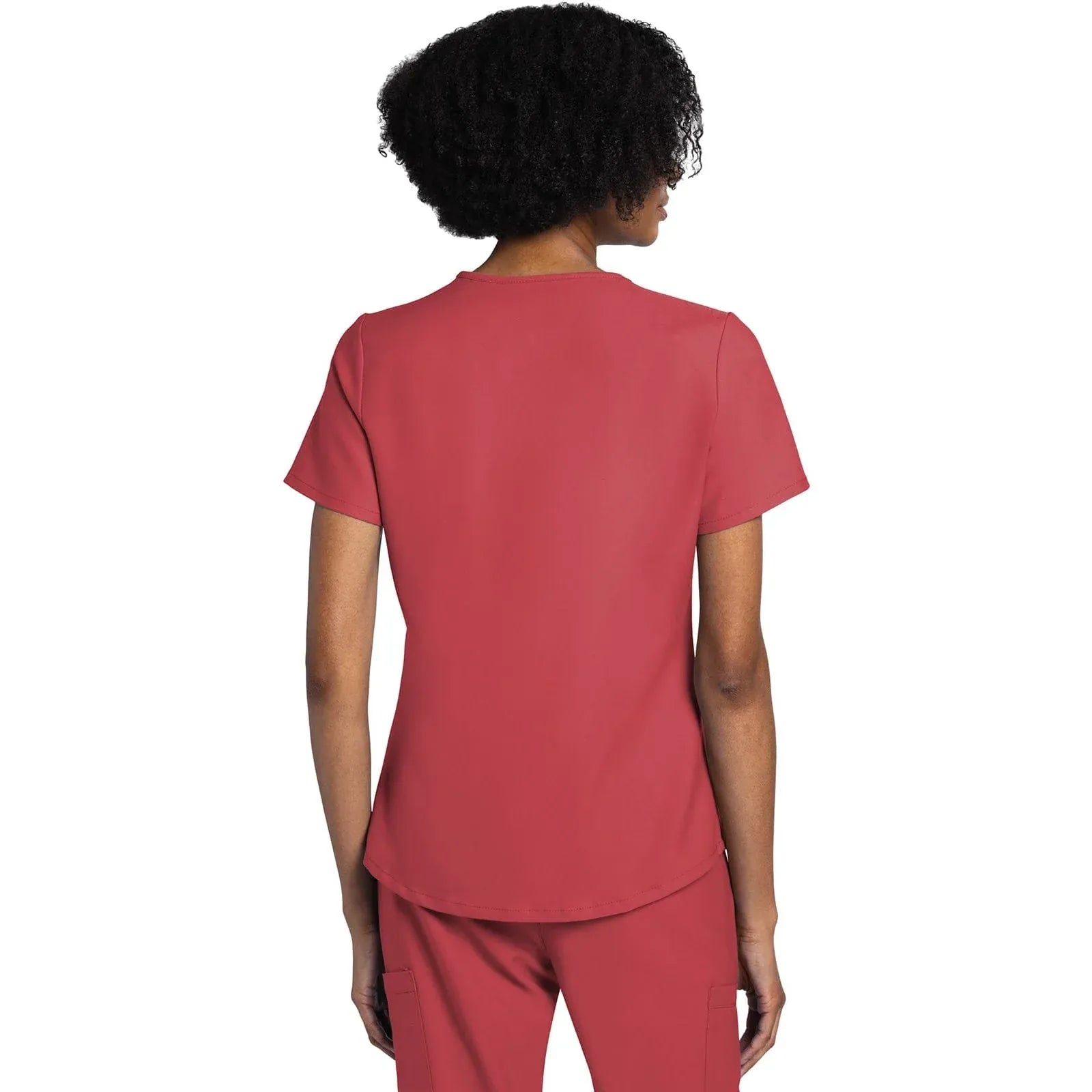 Cherokee Scrubs Top Cherokee Originals Ultra CK961A V-Neck Women Scrubs Top Spiced Coral