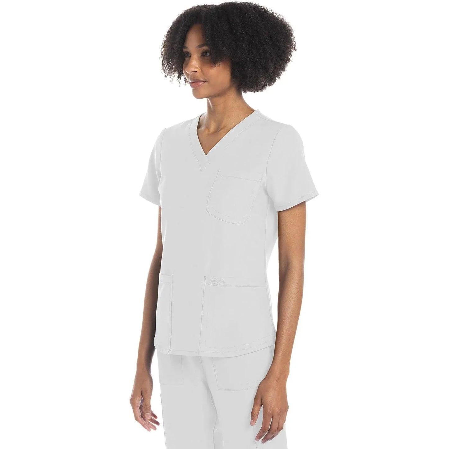 Cherokee Originals Ultra CK961A V-Neck Women Scrubs Top White