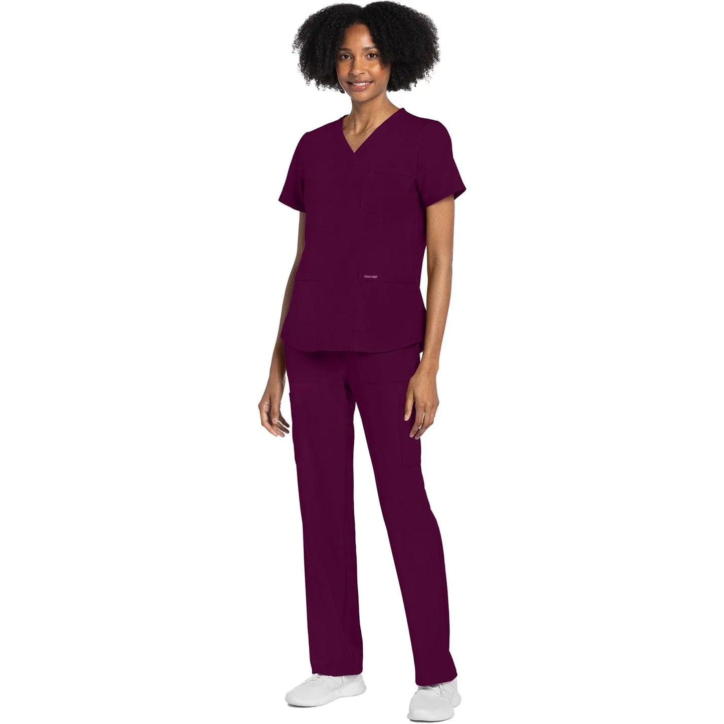 Cherokee Originals Ultra CK961A V-Neck Women Scrubs Top Wine