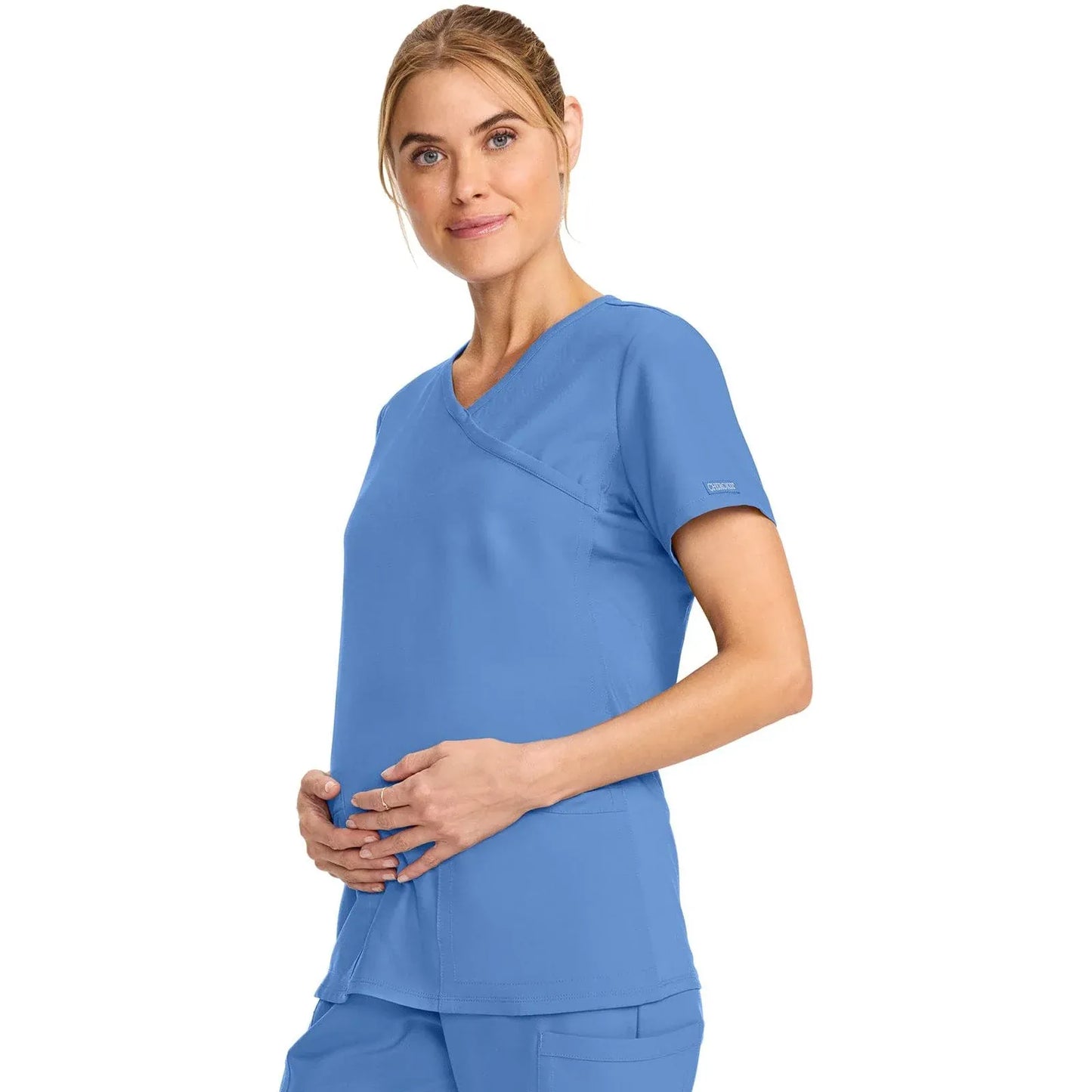 Cherokee Originals Ultra Maternity Scrubs Top CK701A Ciel