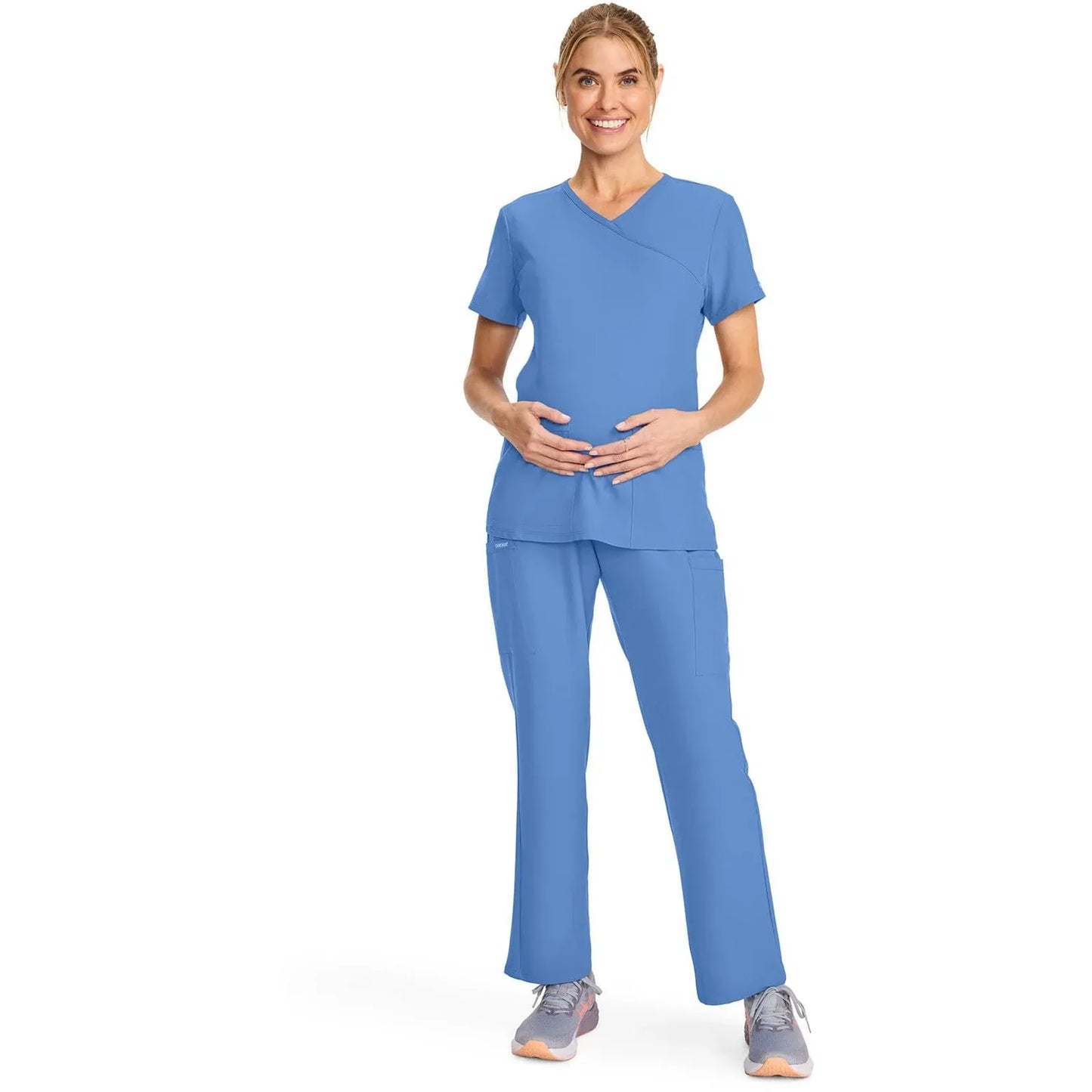 Cherokee Originals Ultra Maternity Scrubs Top CK701A Ciel
