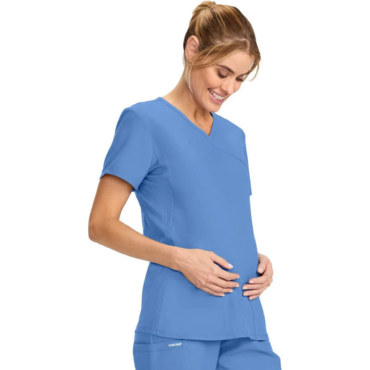 Cherokee Originals Ultra Maternity Scrubs Top CK701A Ciel
