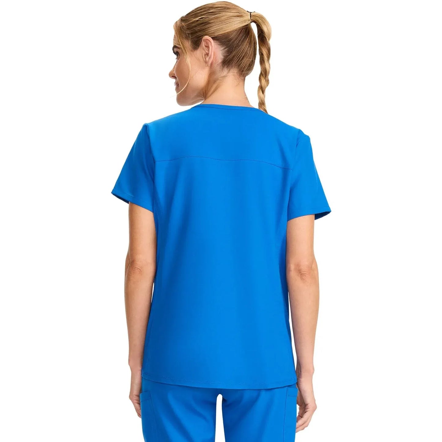 Cherokee Originals Ultra Maternity Scrubs Top CK701A Royal