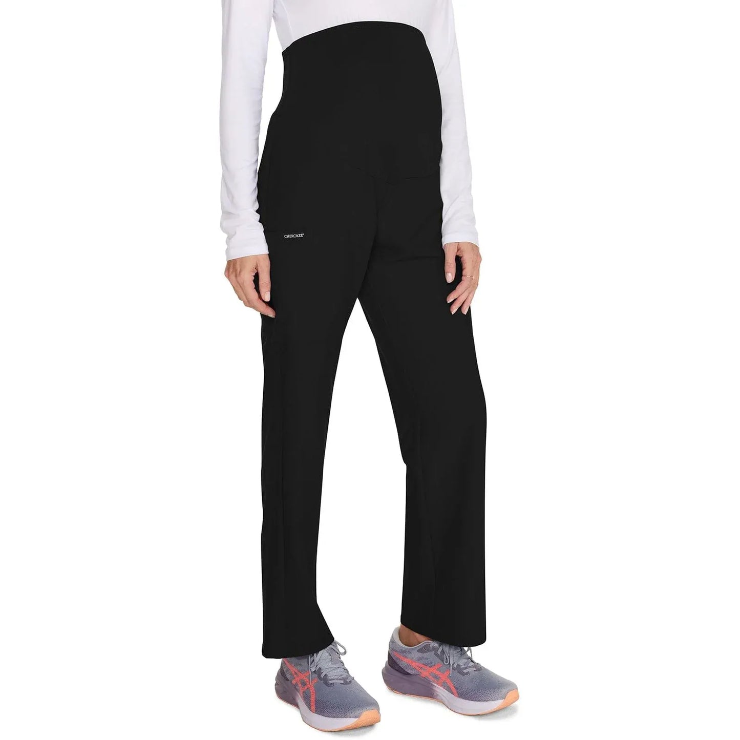 Cherokee Originals Ultra Scrubs CK118A Maternity Straight leg Pant Black