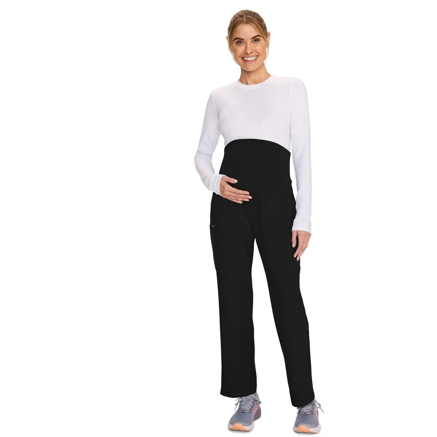 Cherokee Originals Ultra Scrubs CK118A Maternity Straight leg Pant Black