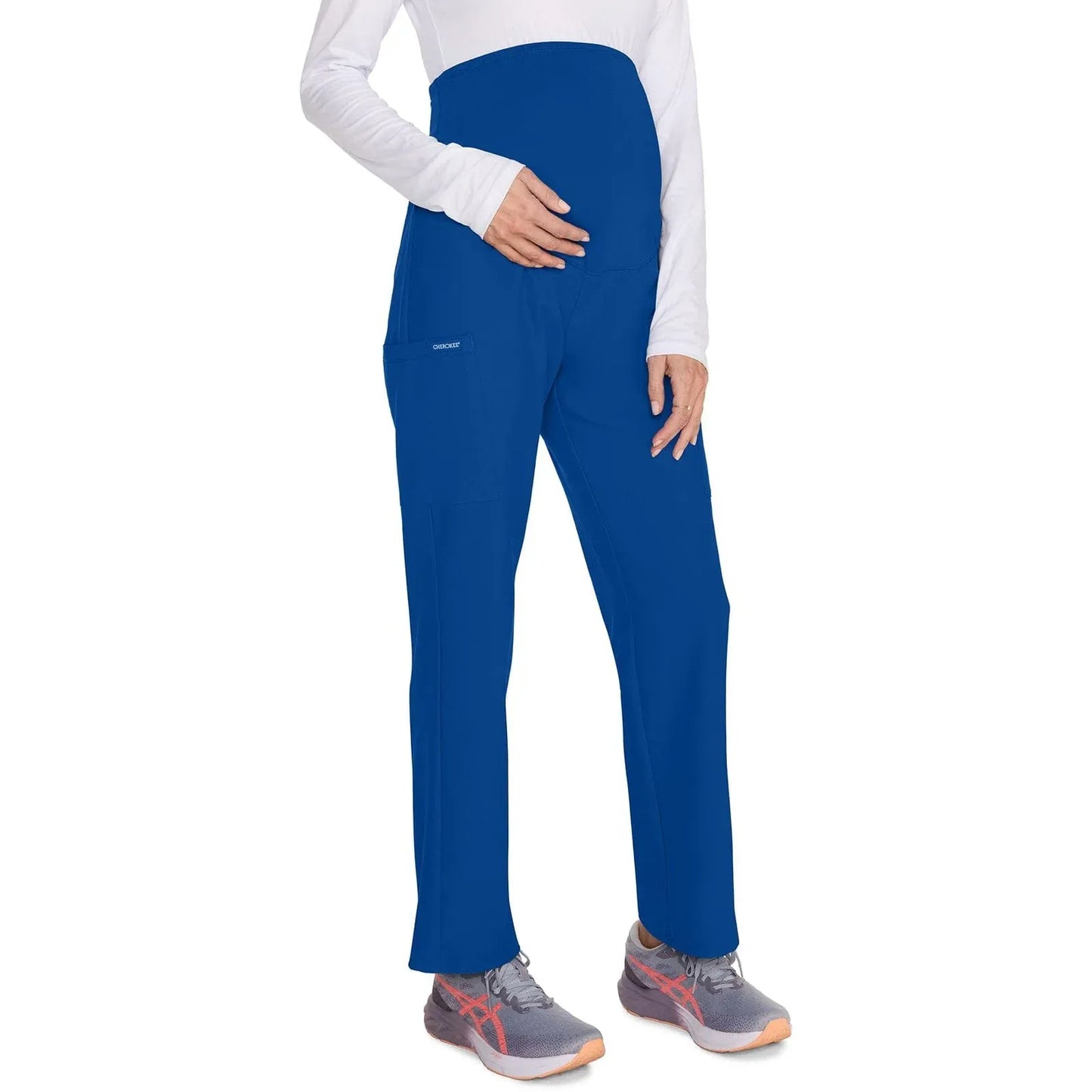 Cherokee Originals Ultra Scrubs CK118A Maternity Straight leg Pant Galaxy Blue