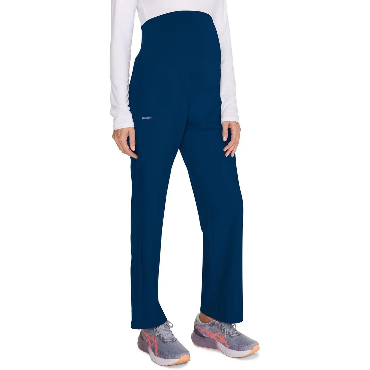 Cherokee Originals Ultra Scrubs CK118A Maternity Straight leg Pant Navy Blue