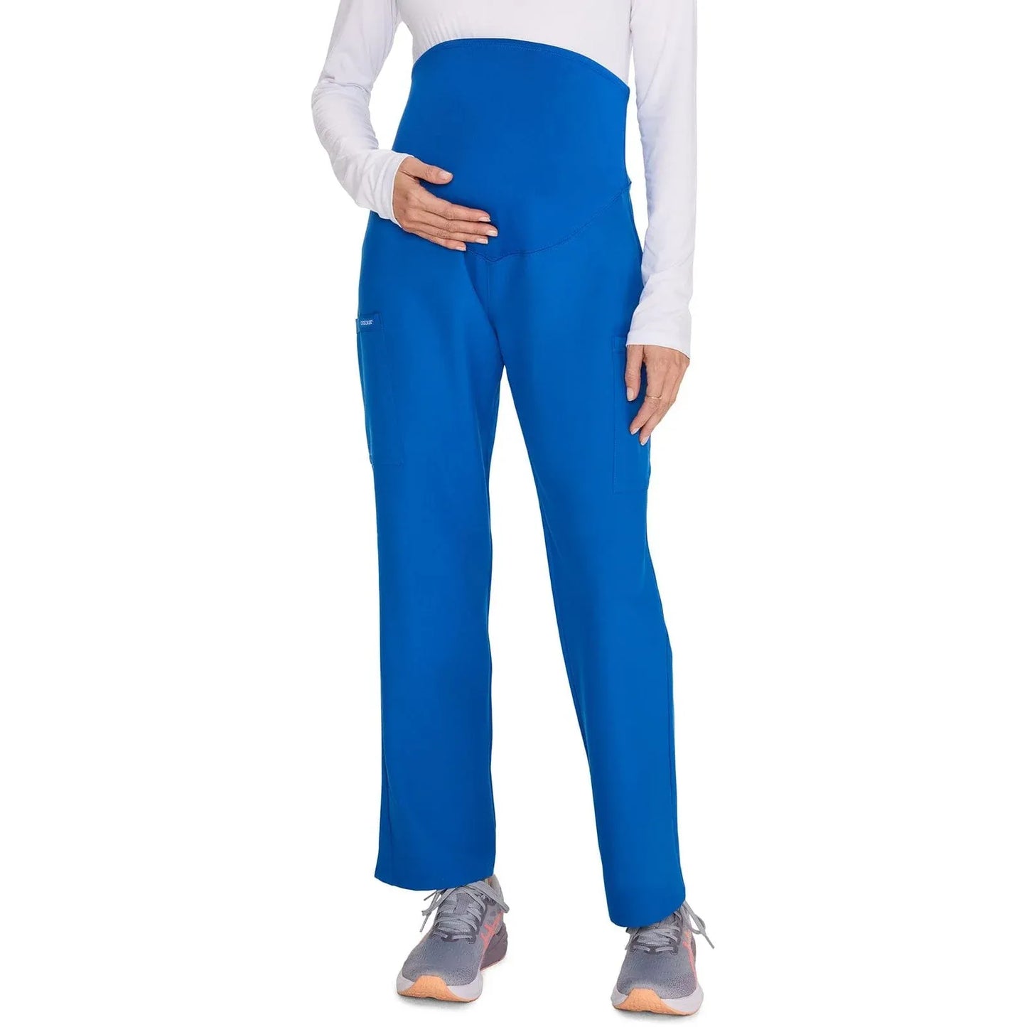 Cherokee Originals Ultra Scrubs CK118A Maternity Straight leg Pant Royal Blue