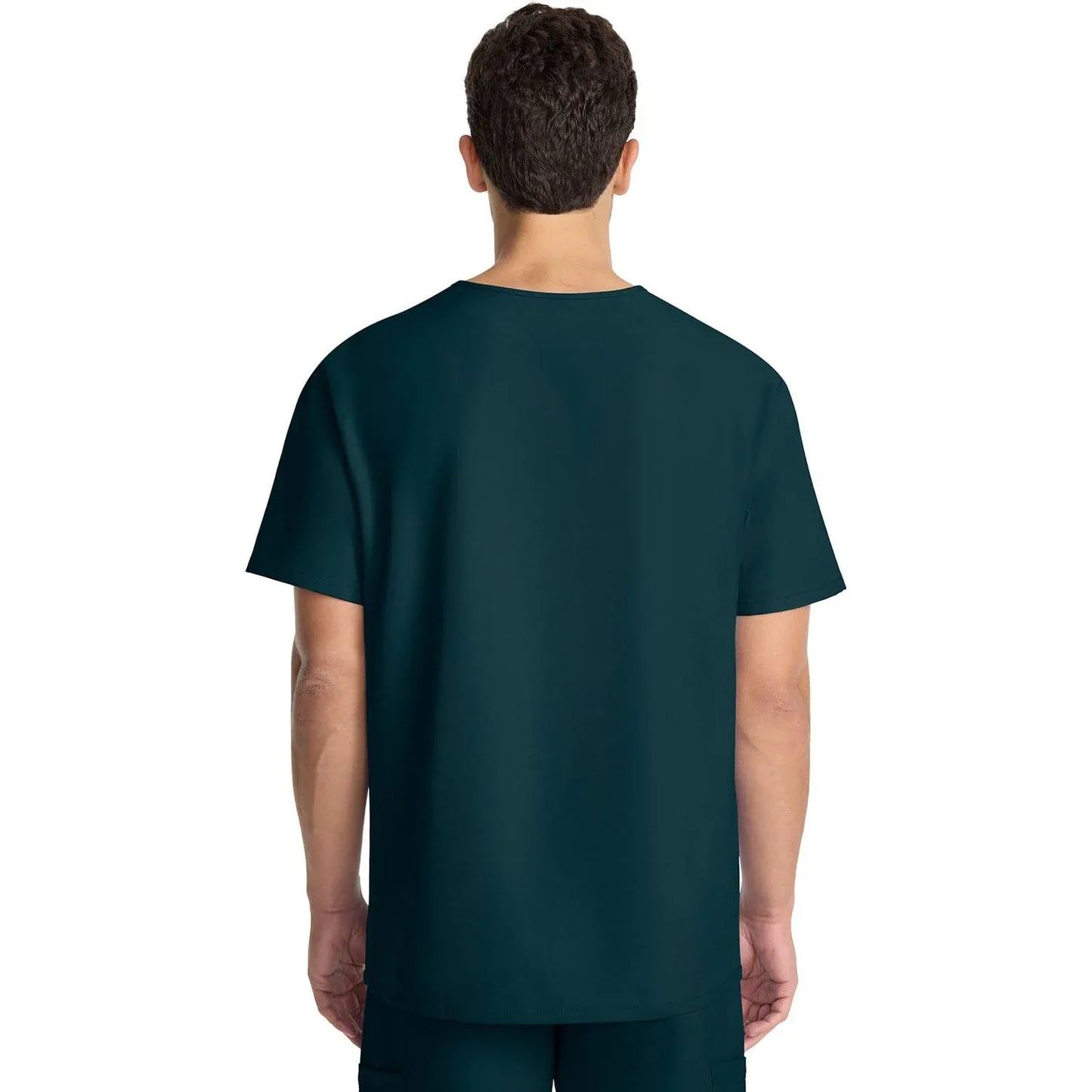 Cherokee Originals Ultra Scrubs CK783A Mens Tuck-in V-Neck Top Caribbean Blue
