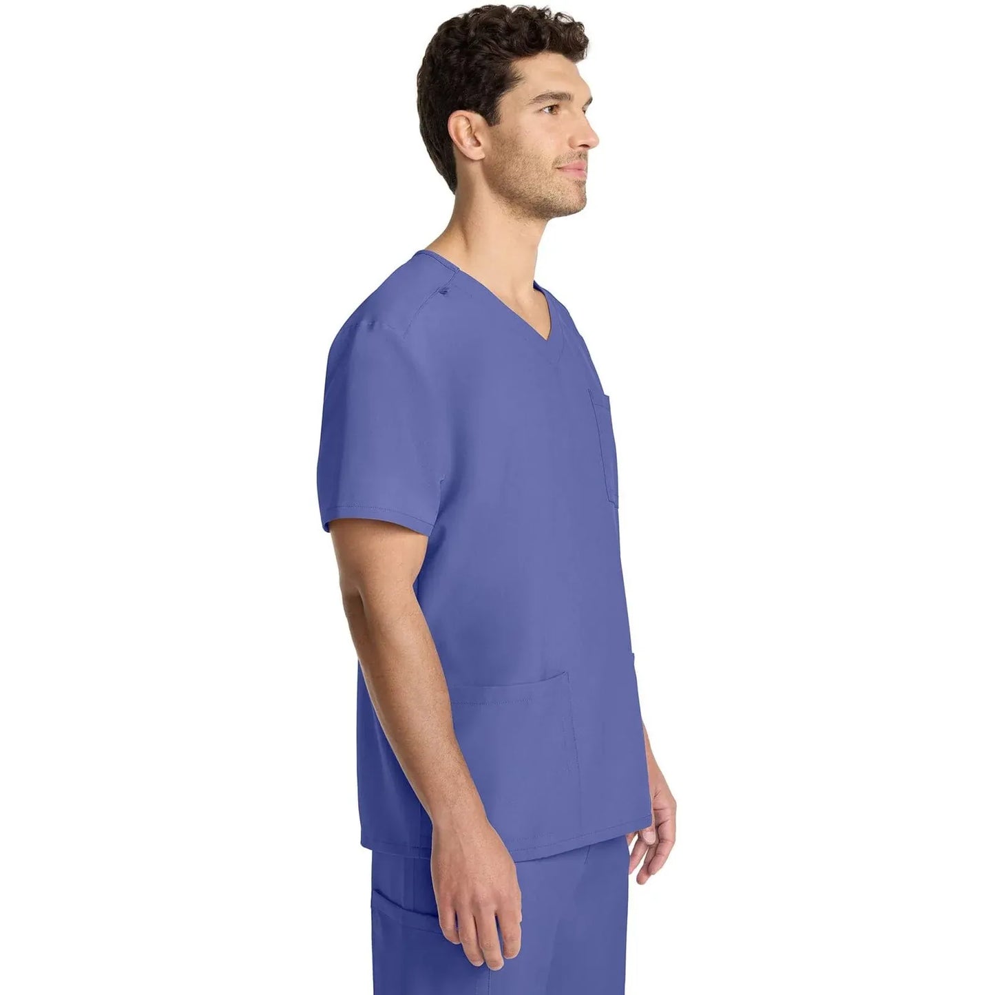 Cherokee Originals Ultra Scrubs CK783A Mens Tuck-in V-Neck Top Ciel