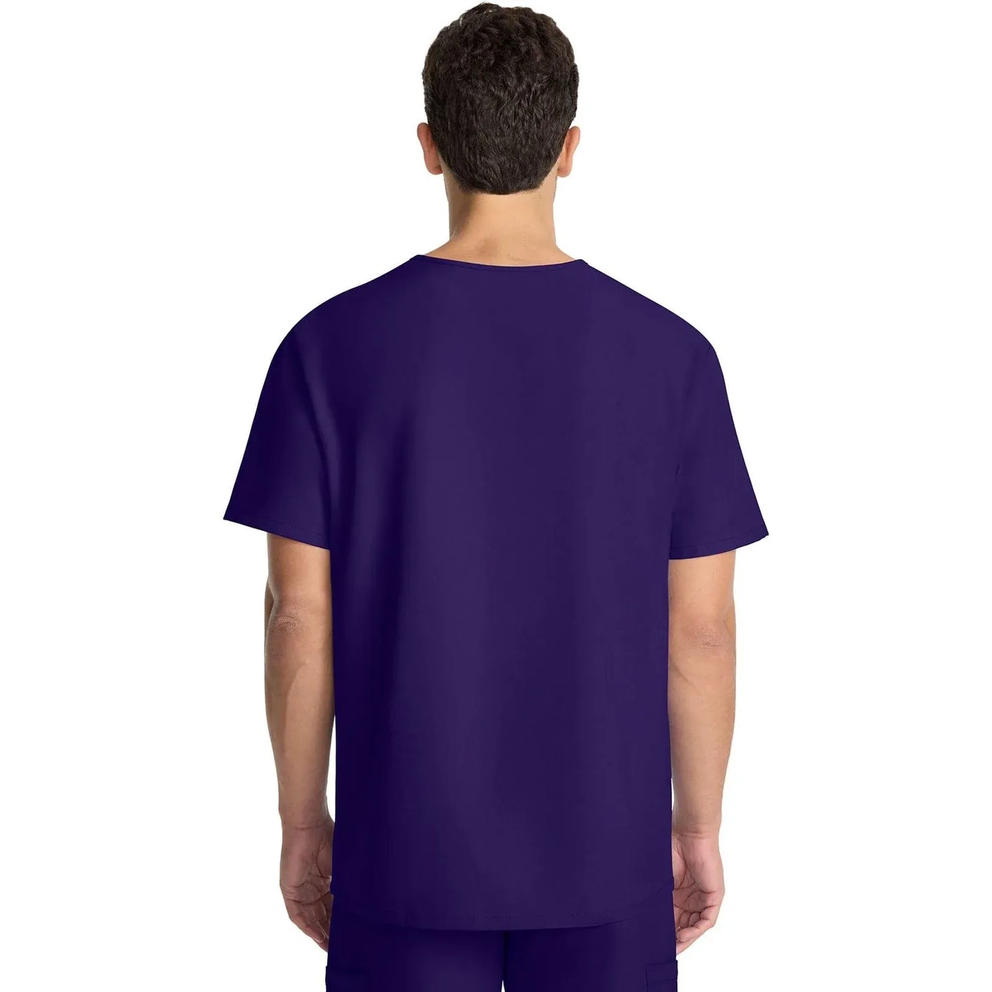 Cherokee Originals Ultra Scrubs CK783A Mens Tuck-in V-Neck Top Grape