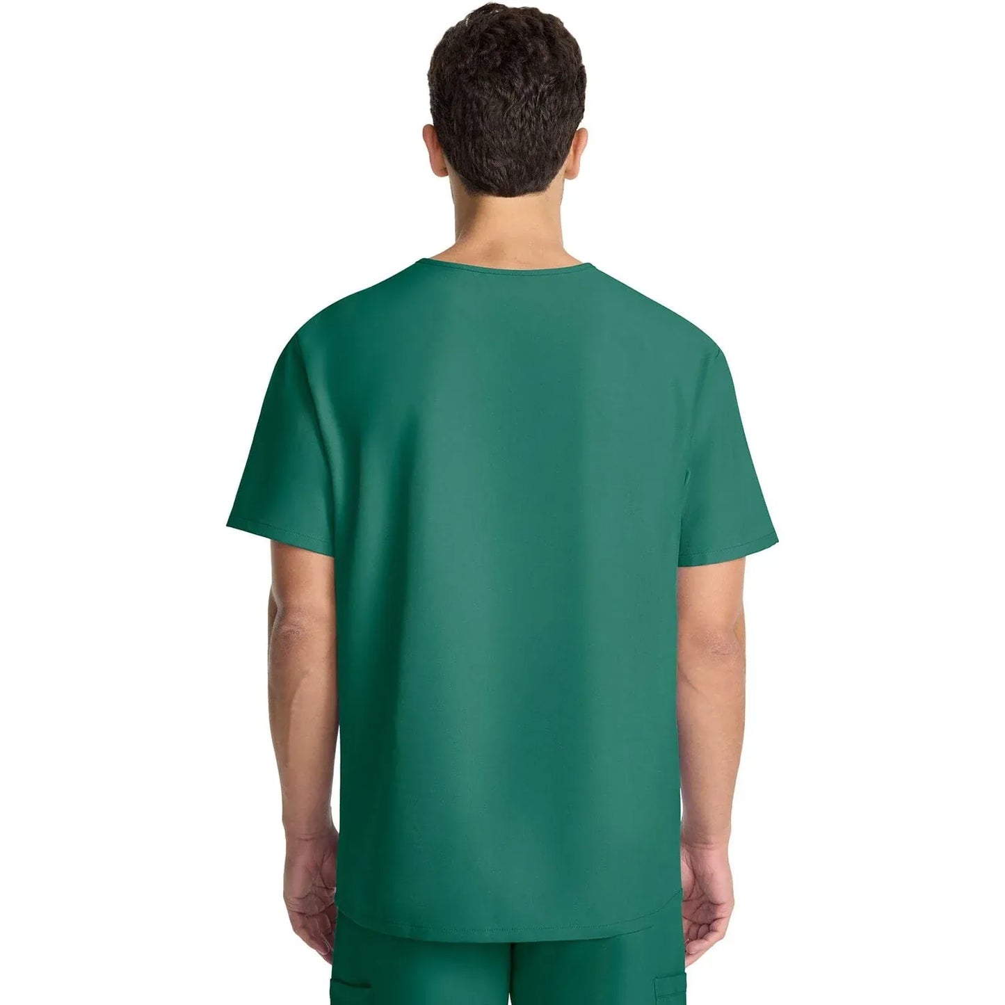 Cherokee Originals Ultra Scrubs CK783A Mens Tuck-in V-Neck Top Hunter Green