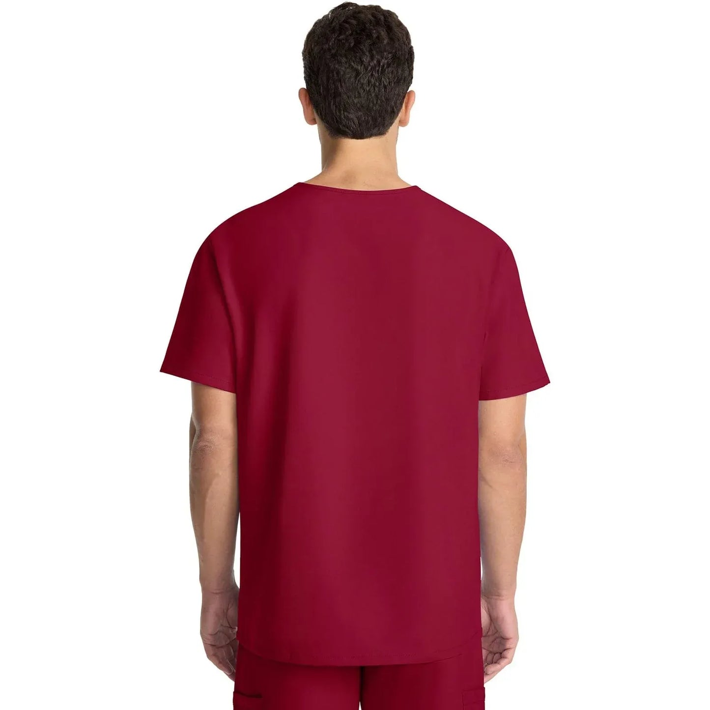 Cherokee Originals Ultra Scrubs CK783A Mens Tuck-in V-Neck Top Red