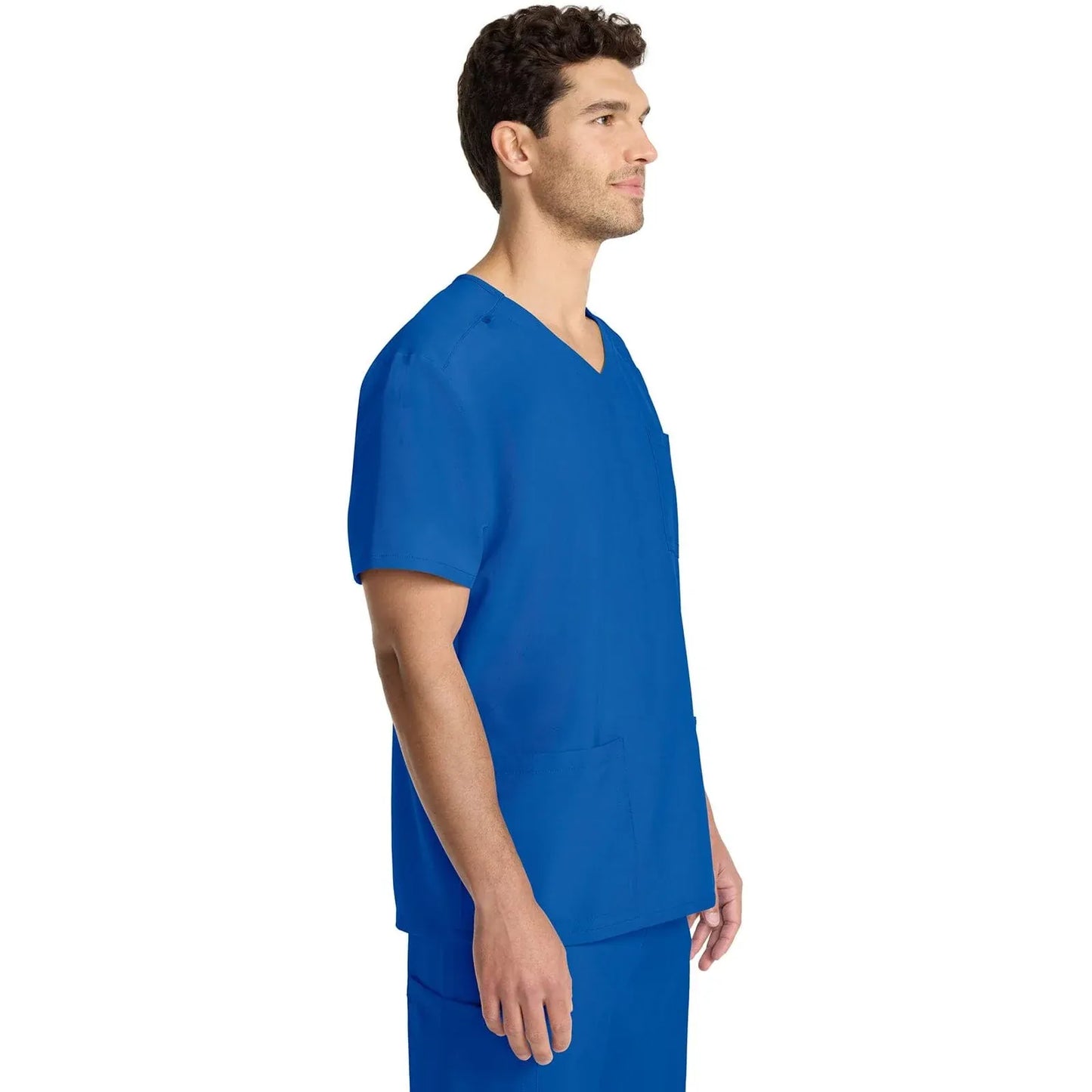 Cherokee Originals Ultra Scrubs CK783A Mens Tuck-in V-Neck Top Royal