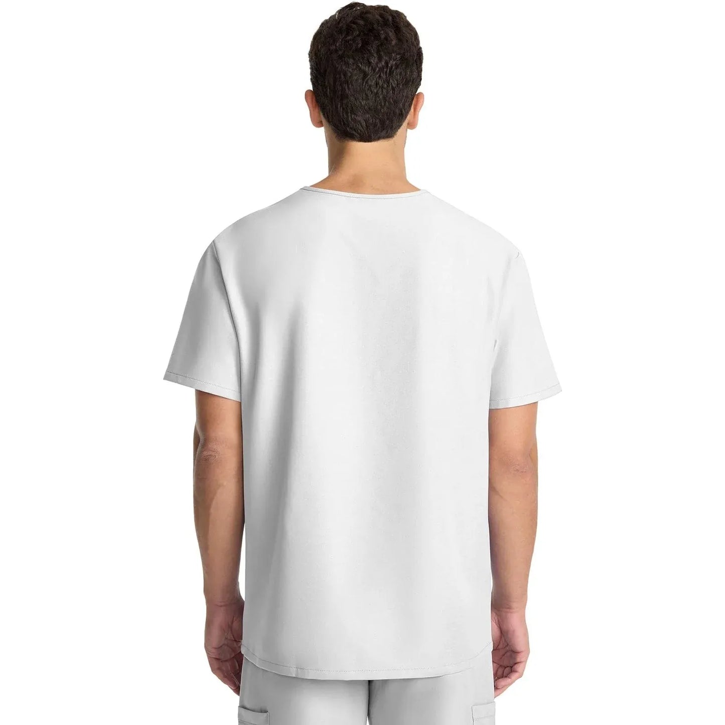Cherokee Originals Ultra Scrubs CK783A Mens Tuck-in V-Neck Top White