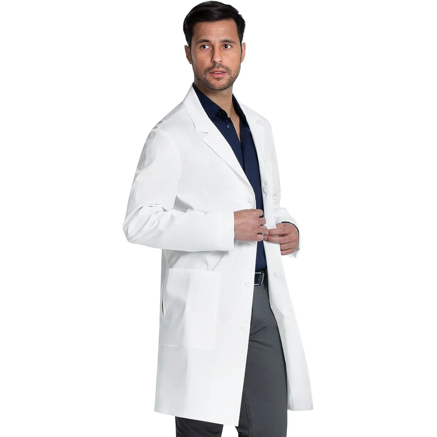 Cherokee Project Lab CK460 – Unisex 38" Lab Coat in White