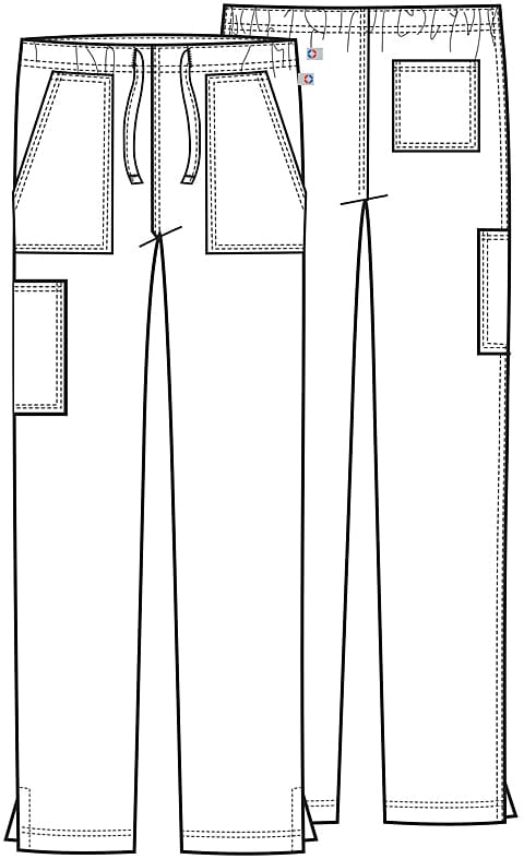Cherokee Revolution Tech WW042AB Scrubs Pant Unisex Pewter