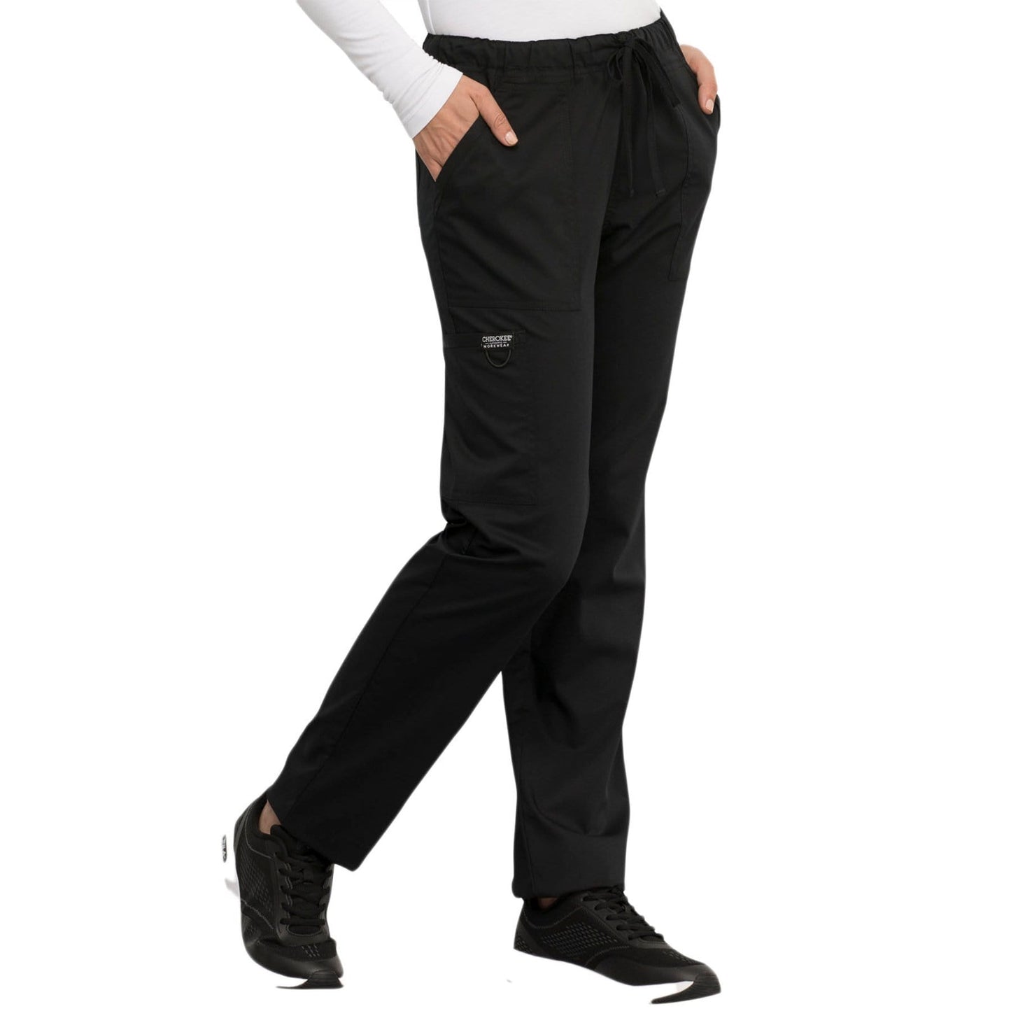 Cherokee Pant Cherokee Revolution WW020 Scrubs Pant Unisex Black