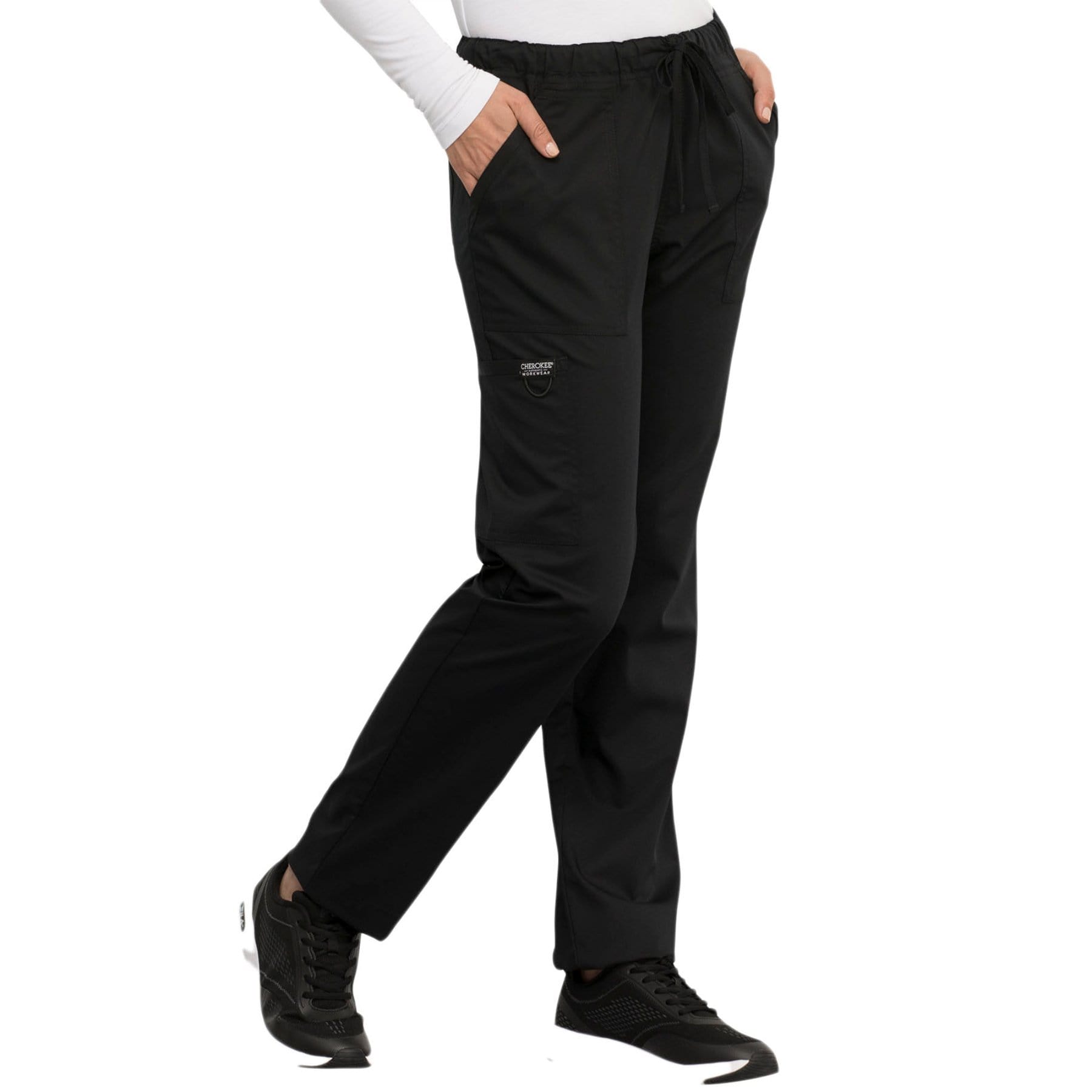 Cherokee Pant Cherokee Revolution WW020 Scrubs Pant Unisex Black