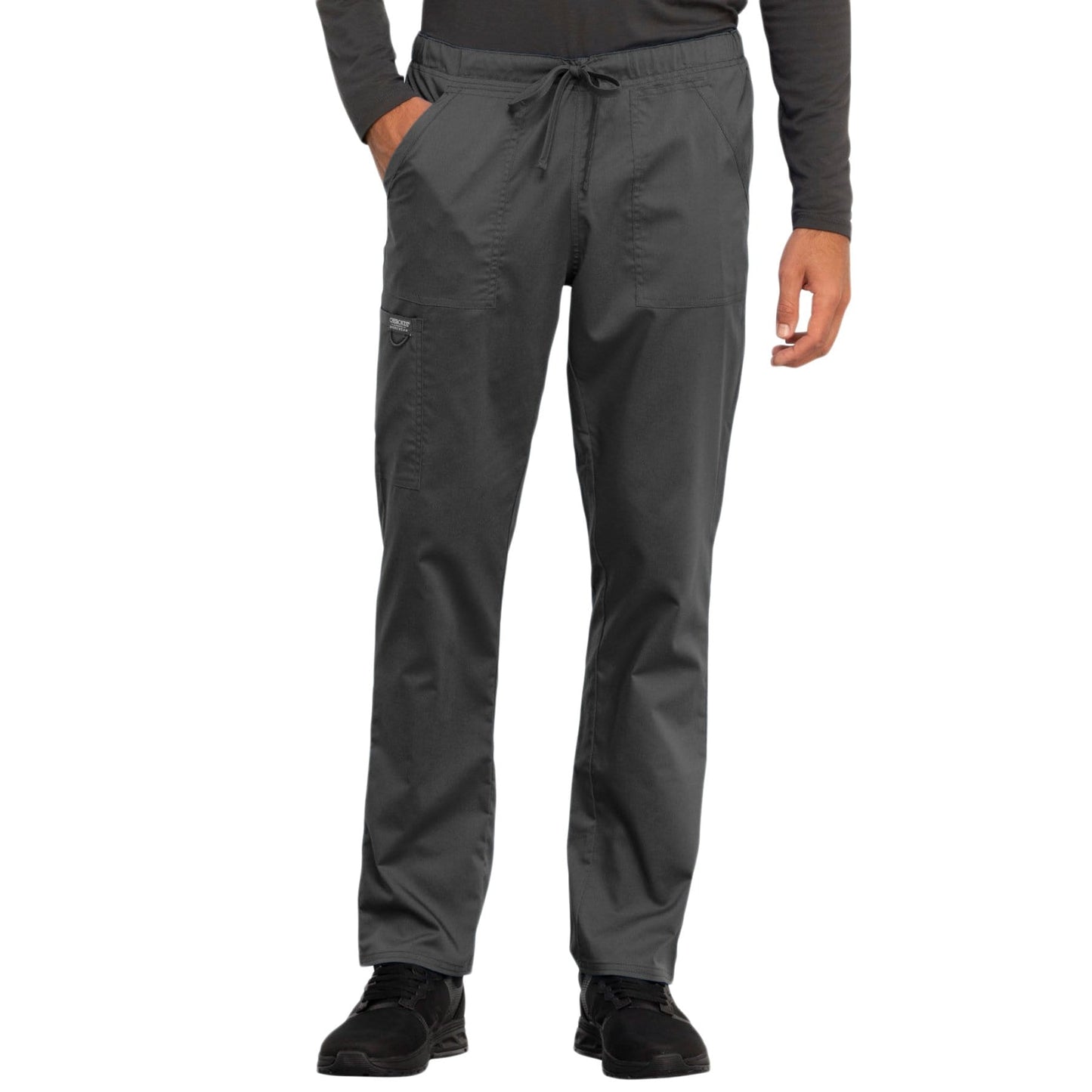 Cherokee Scrubs Pants Cherokee Revolution WW020 Scrubs Pant Unisex Pewter