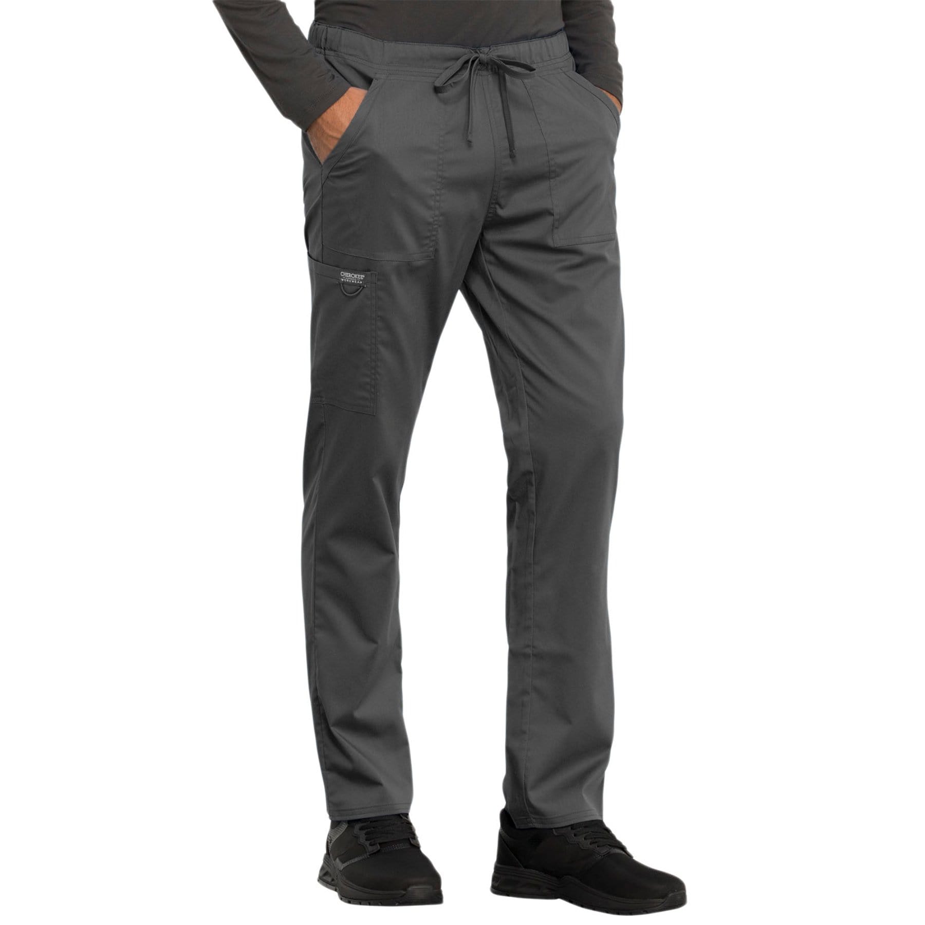 Cherokee Scrubs Pants Cherokee Revolution WW020 Scrubs Pant Unisex Pewter