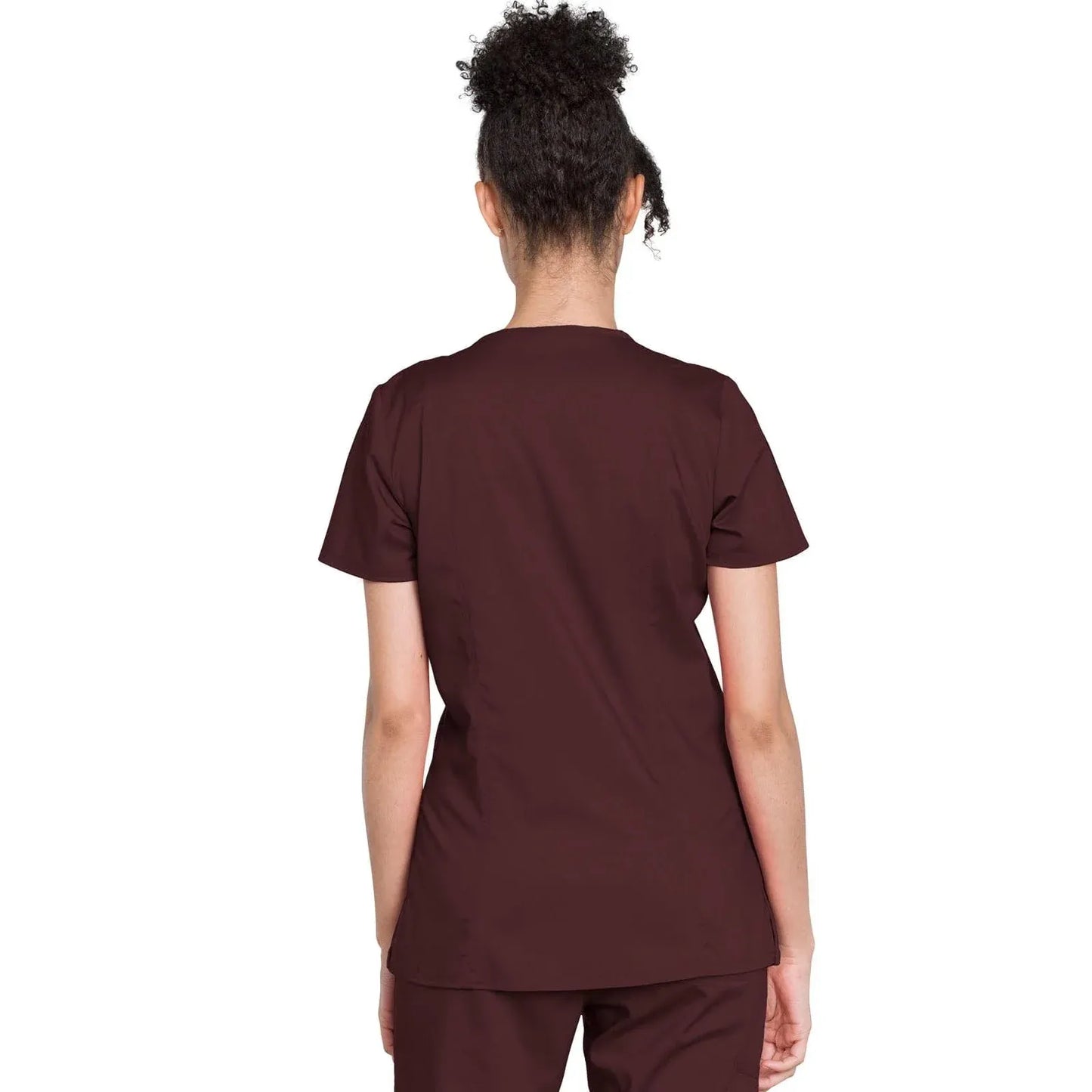 Cherokee Scrubs Top M Cherokee Revolution WW620 Scrubs Top Women Espresso