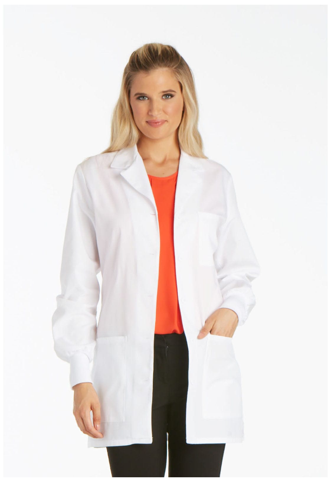 Cherokee Lab Coats Cherokee White 32" Lab Coat in White