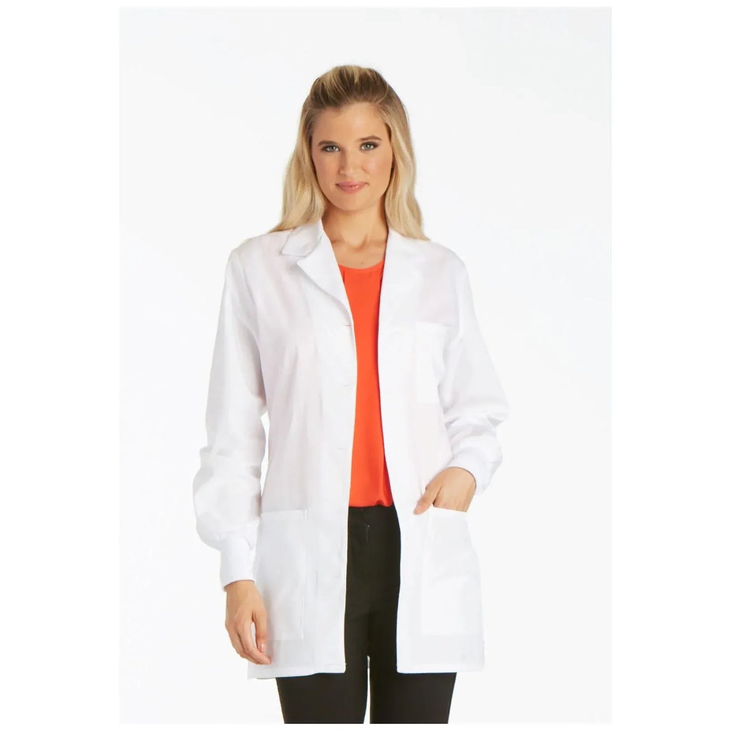 Cherokee Lab Coats Cherokee White 32" Lab Coat in White