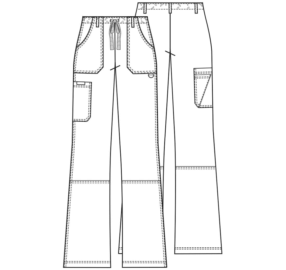 Cherokee Scrubs Pants M / Standard Cherokee Workwear 4020 Scrubs Pant Women Surgical Green