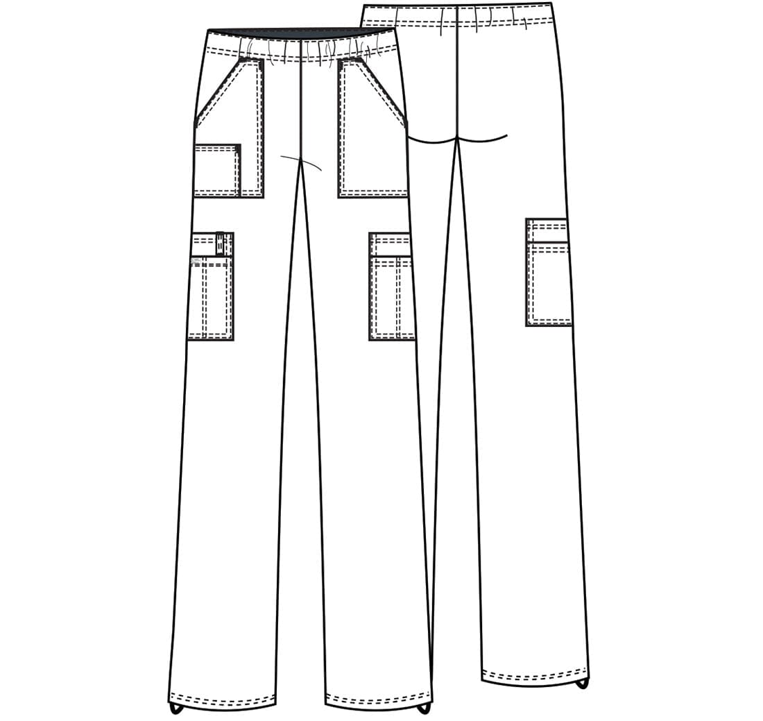 Cherokee Scrubs Pants Cherokee Workwear Core Stretch 4005 Scrubs Pants Womens Grape