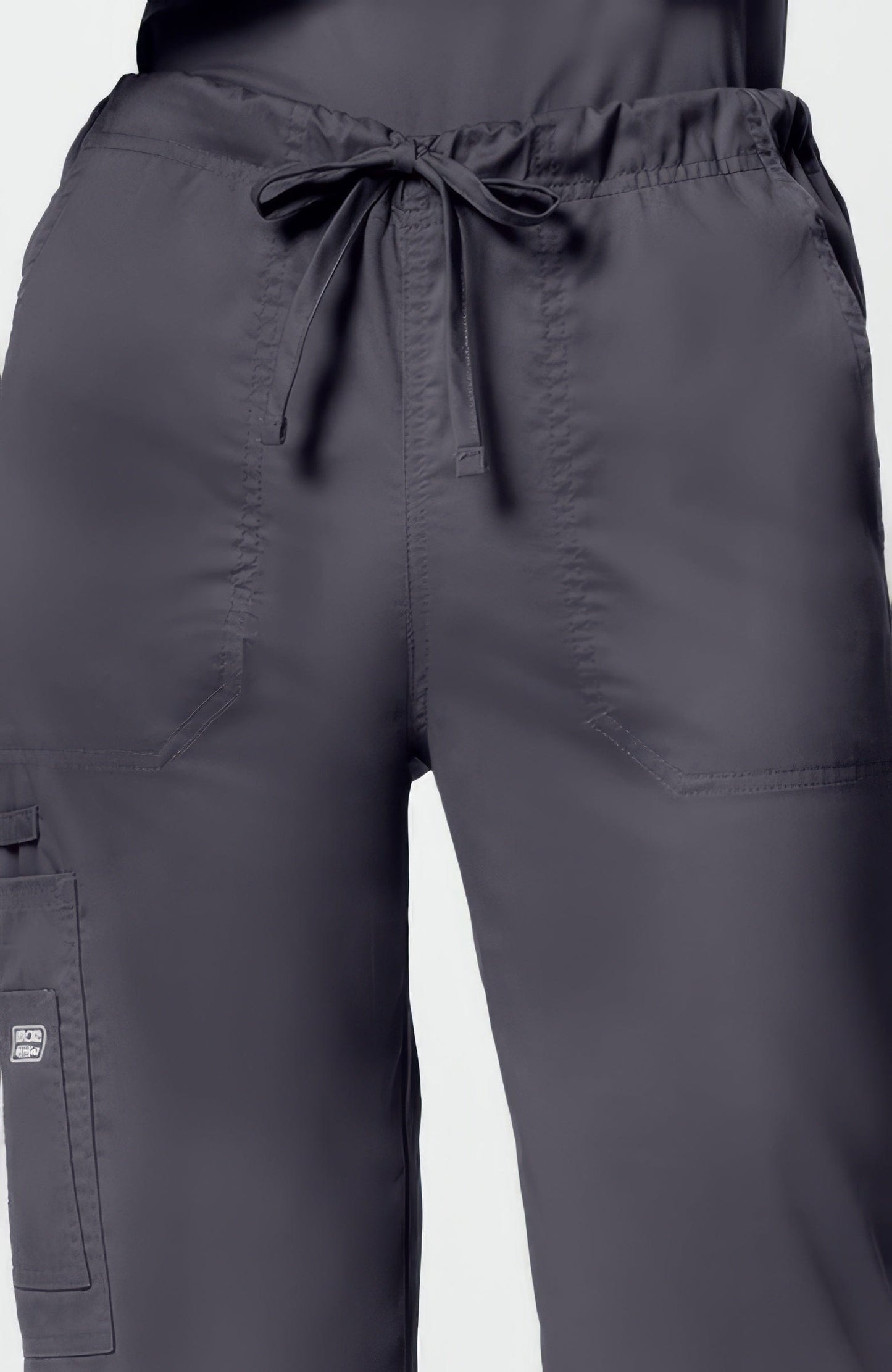 Cherokee Workwear Core Stretch 4043 Scrubs Pants Unisex Drawstring Cargo Pewter - PWTW