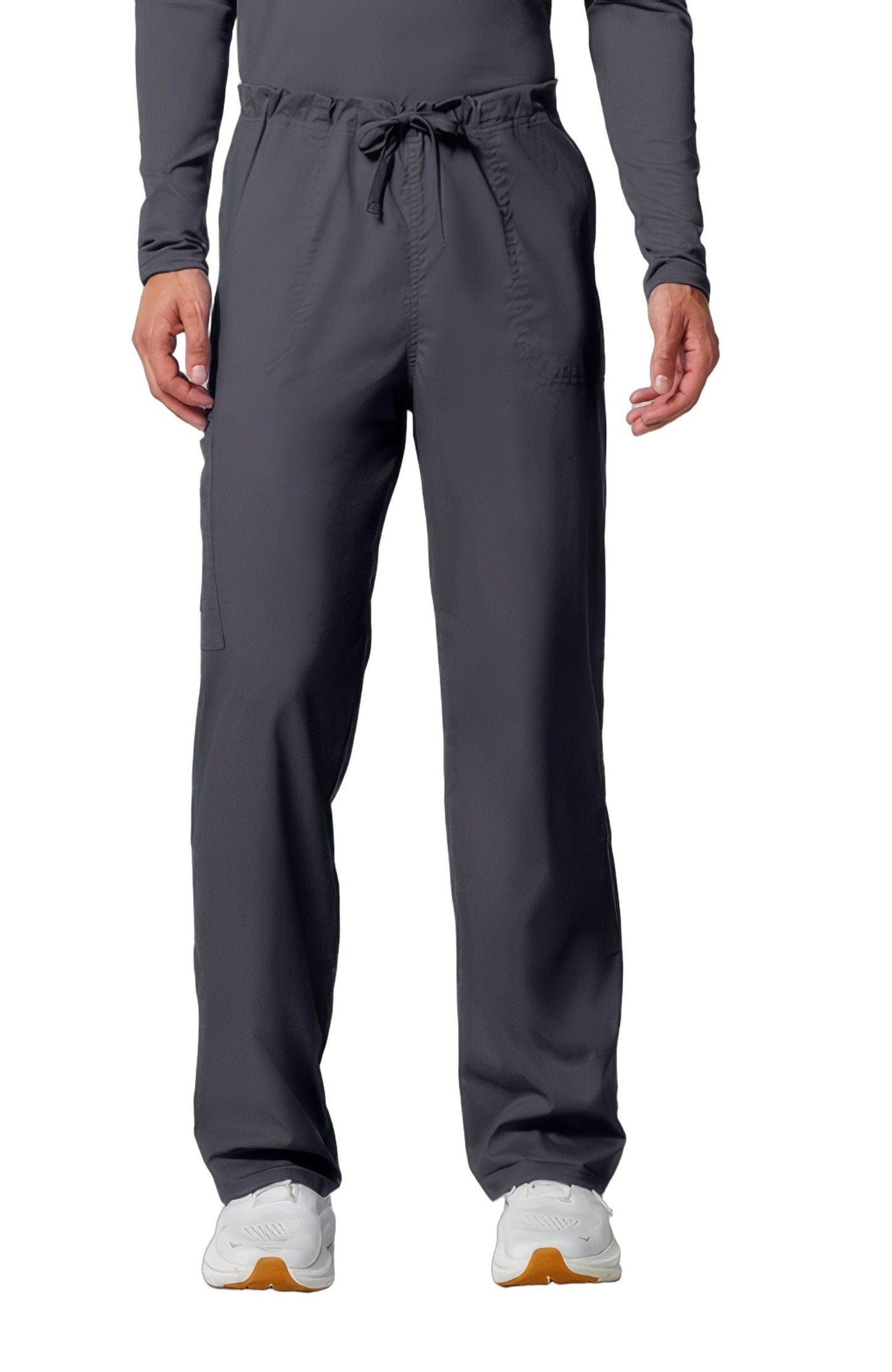 Cherokee Workwear Core Stretch 4043 Scrubs Pants Unisex Drawstring Cargo Pewter - PWTW