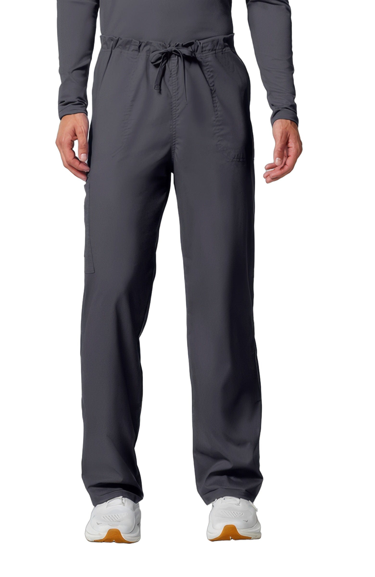Cherokee Workwear Core Stretch 4043 Scrubs Pants Unisex Drawstring Cargo Pewter - PWTW