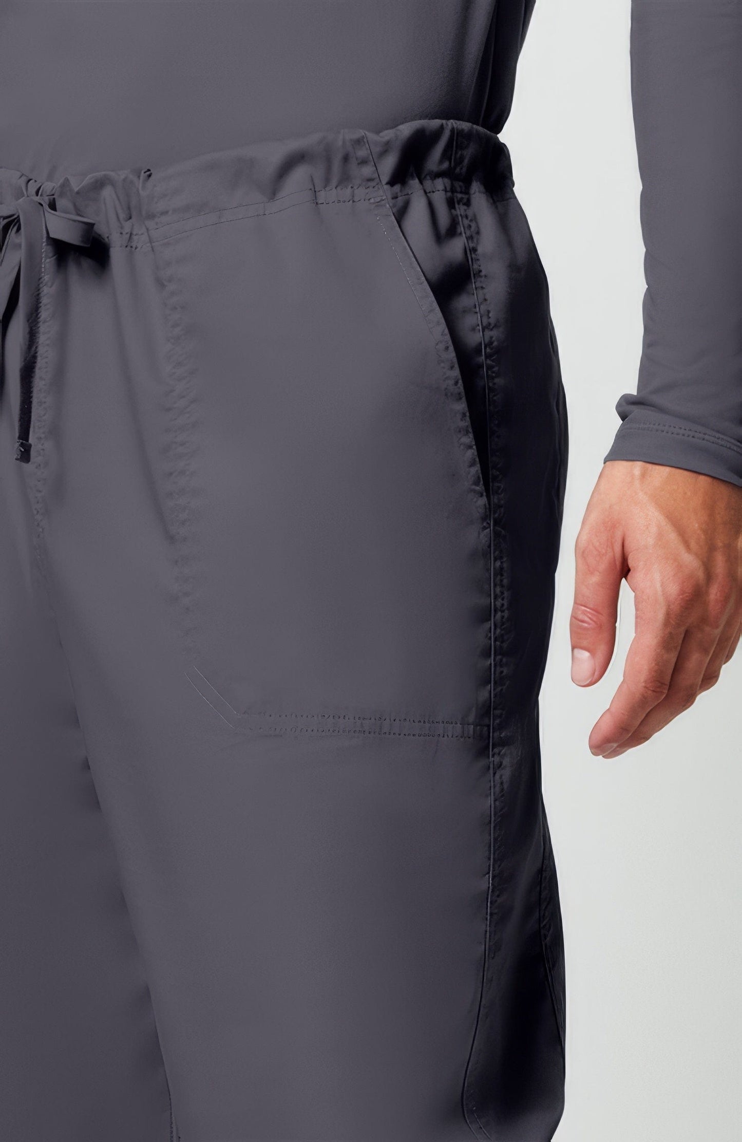 Cherokee Workwear Core Stretch 4043 Scrubs Pants Unisex Drawstring Cargo Pewter - PWTW