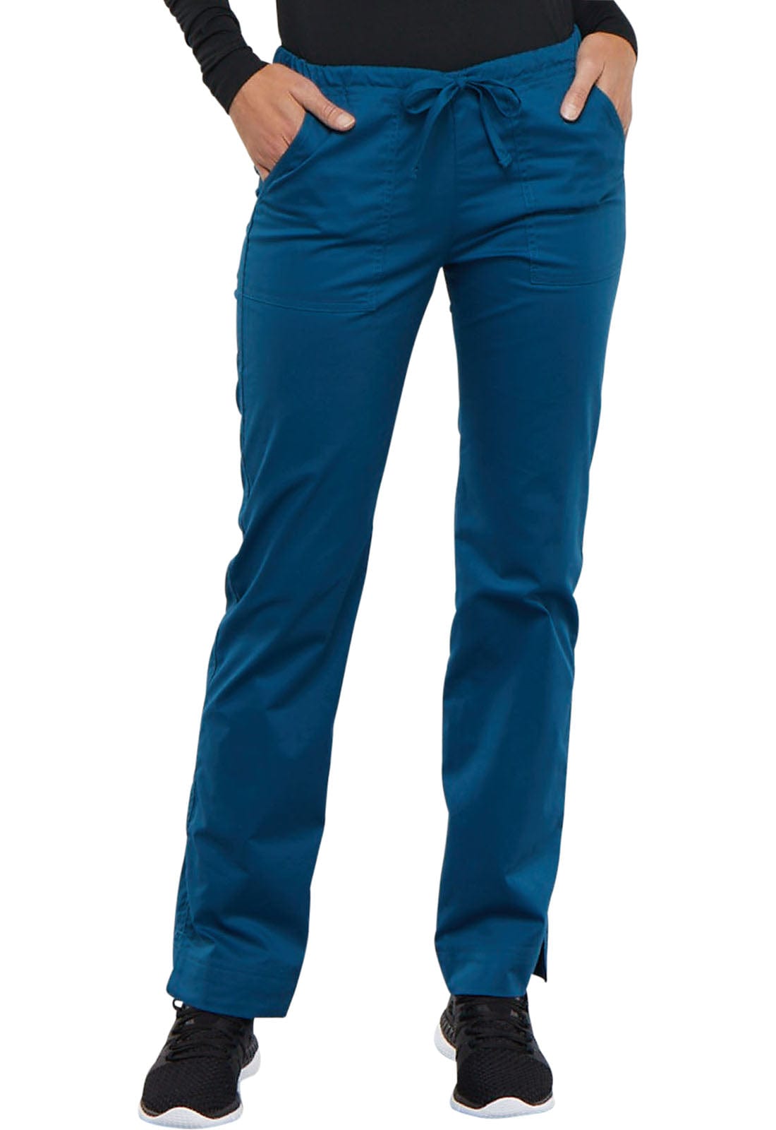 Cherokee Scrubs Pants Cherokee Workwear Core Stretch 4203 Scrubs Pants Womens Caribbean Blue